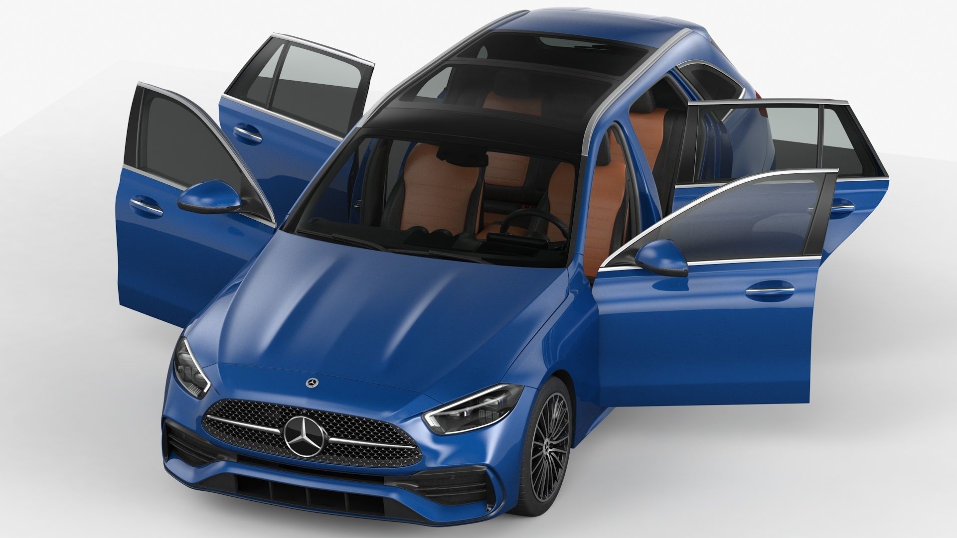 Mercedes-Benz C-Class Estate 2022 3D model_9