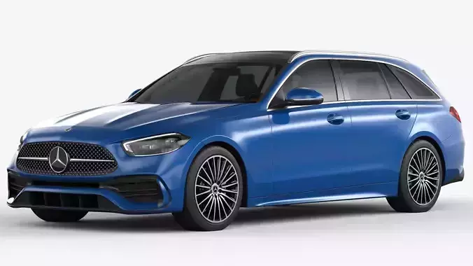 Mercedes-Benz C-Class Estate 2022 3D model