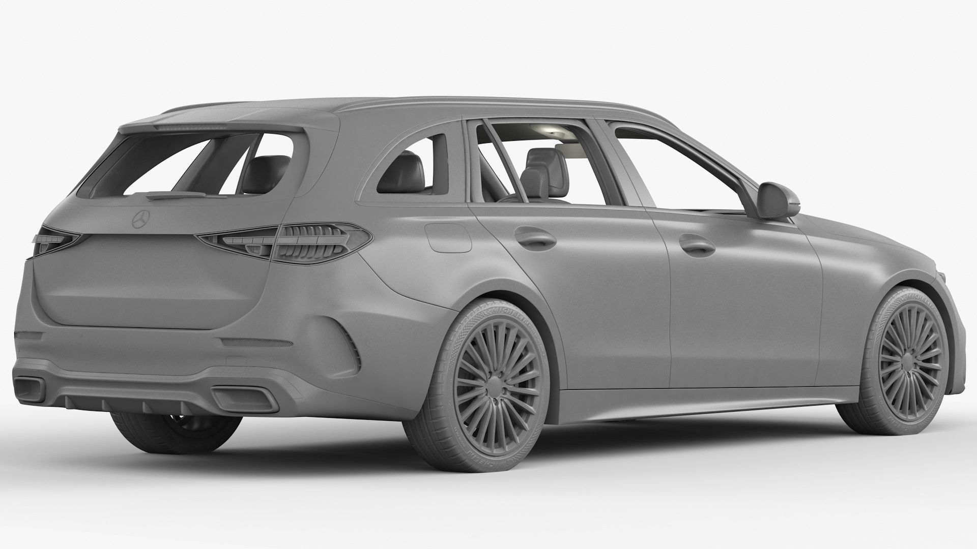 Mercedes-Benz C-Class Estate 2022 3D model_15