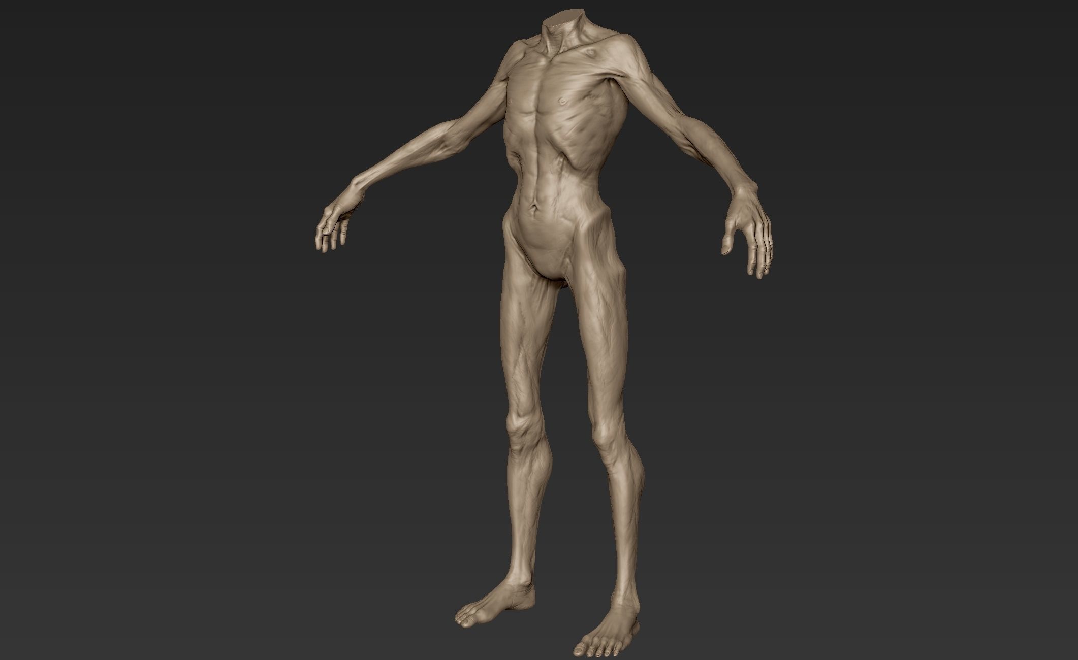 Creature Body Sculpt 2 3D model_3