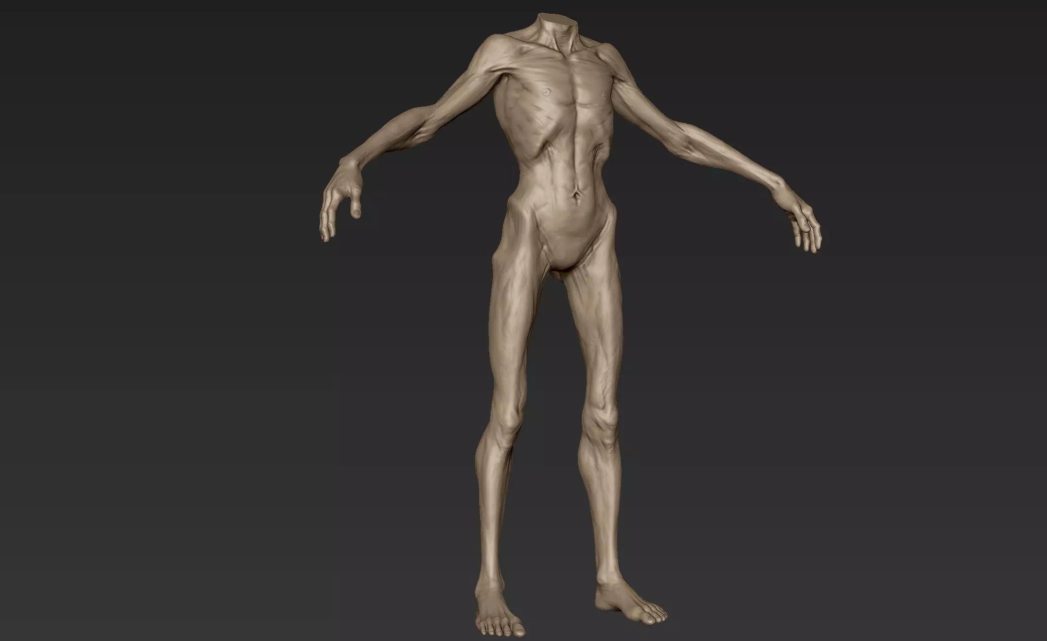 Creature Body Sculpt 2 3D model_0