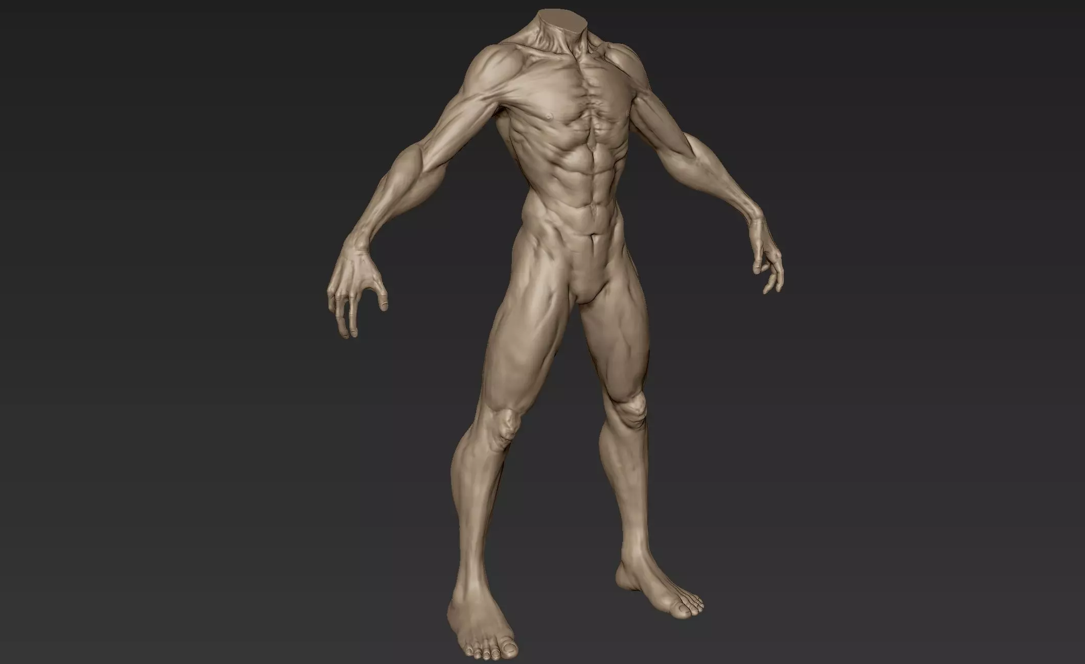 Creature Body Sculpt 3 3D model_0