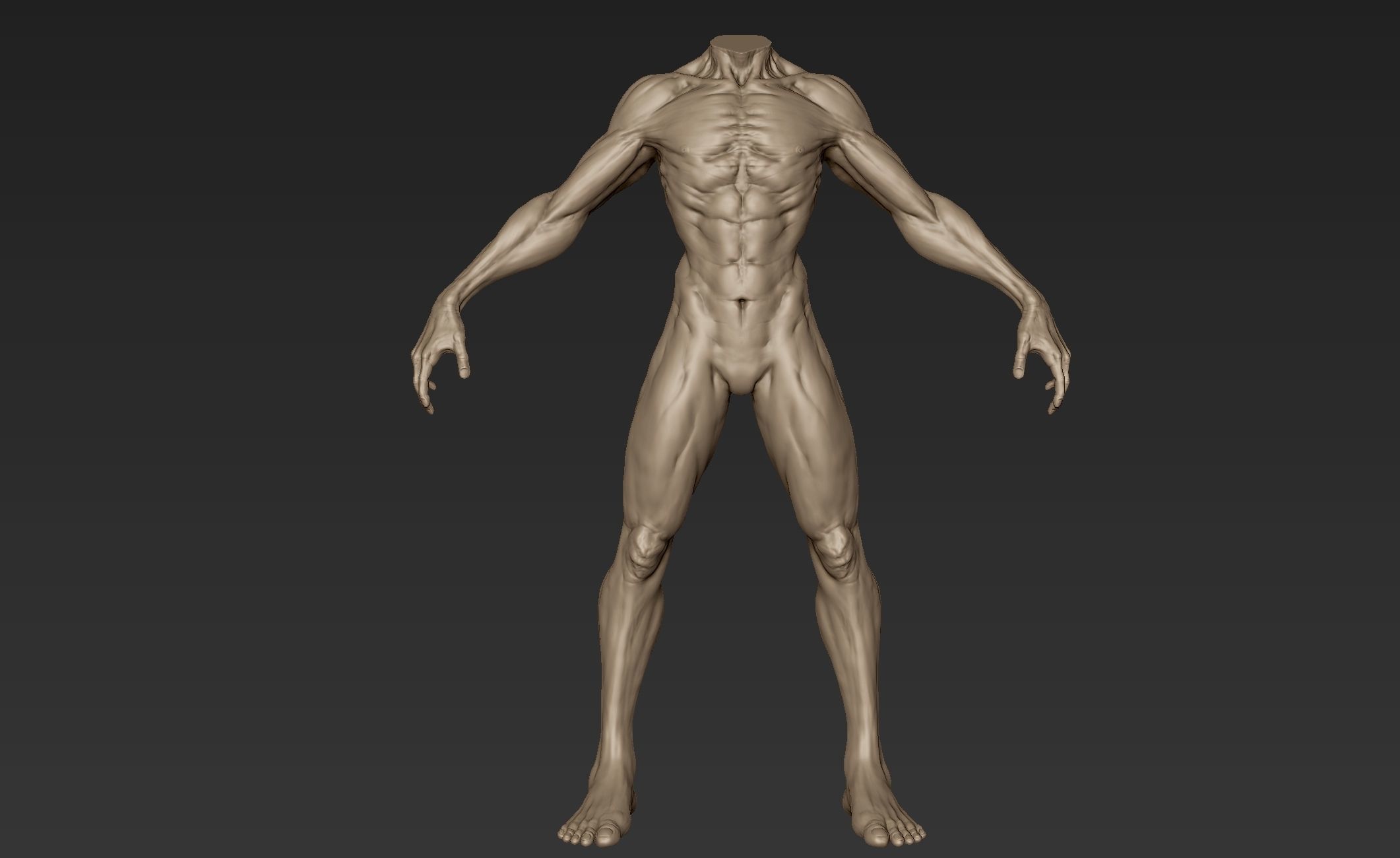 Creature Body Sculpt 3 3D model_2