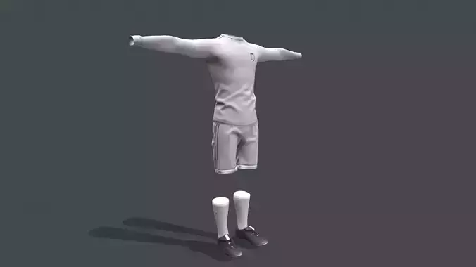 Football uniform 3D model