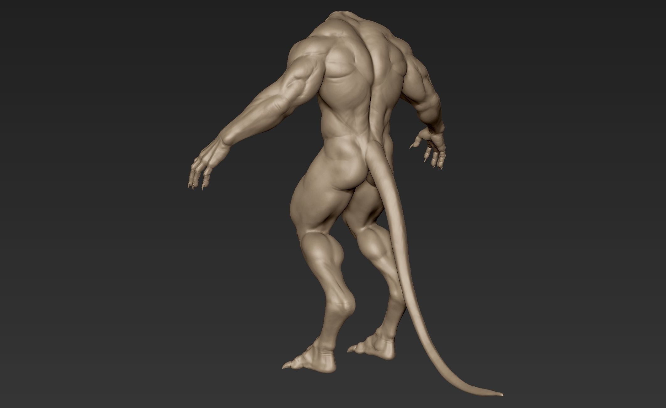 Creature Body Sculpt 7 3D model_5