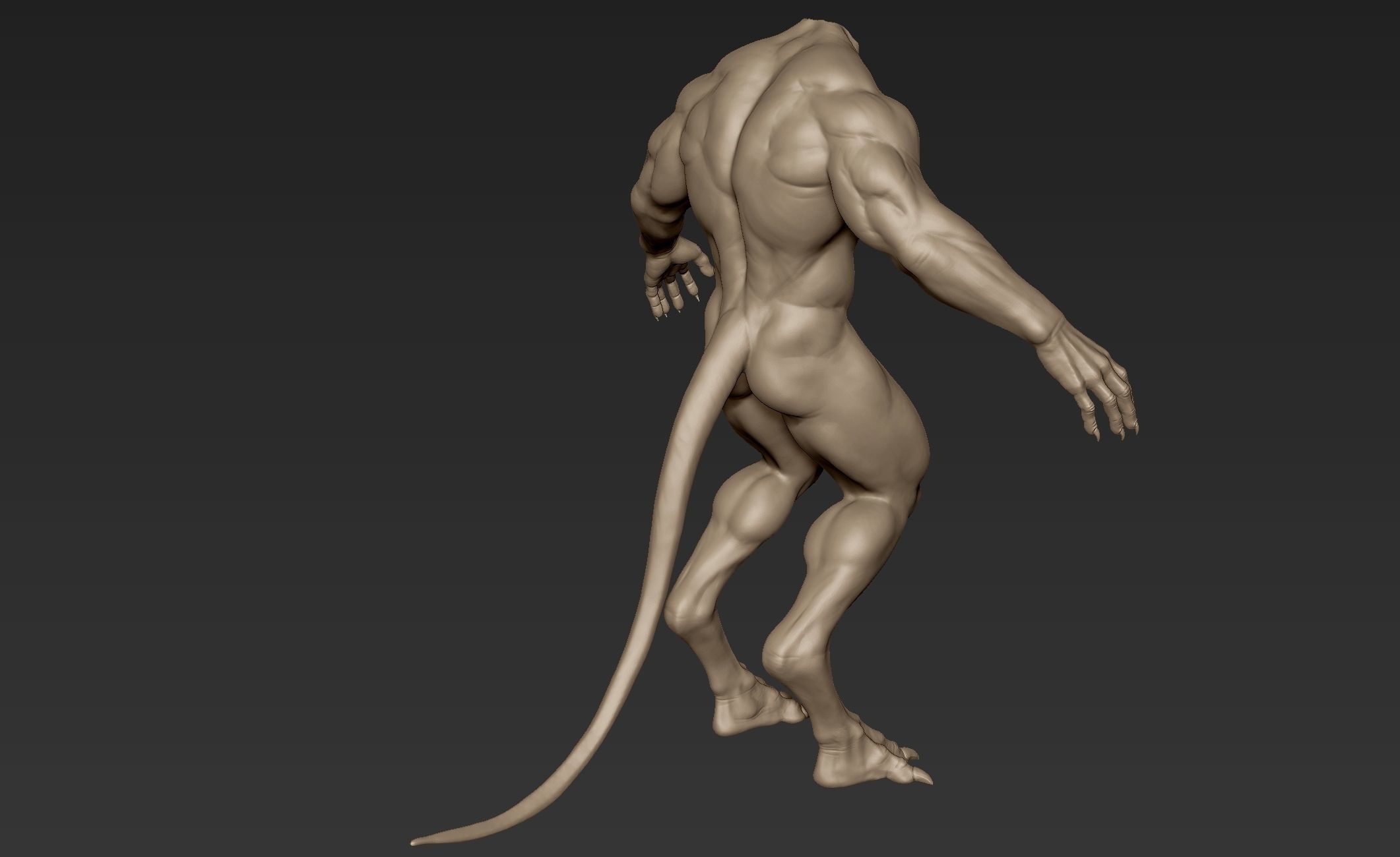 Creature Body Sculpt 7 3D model_6