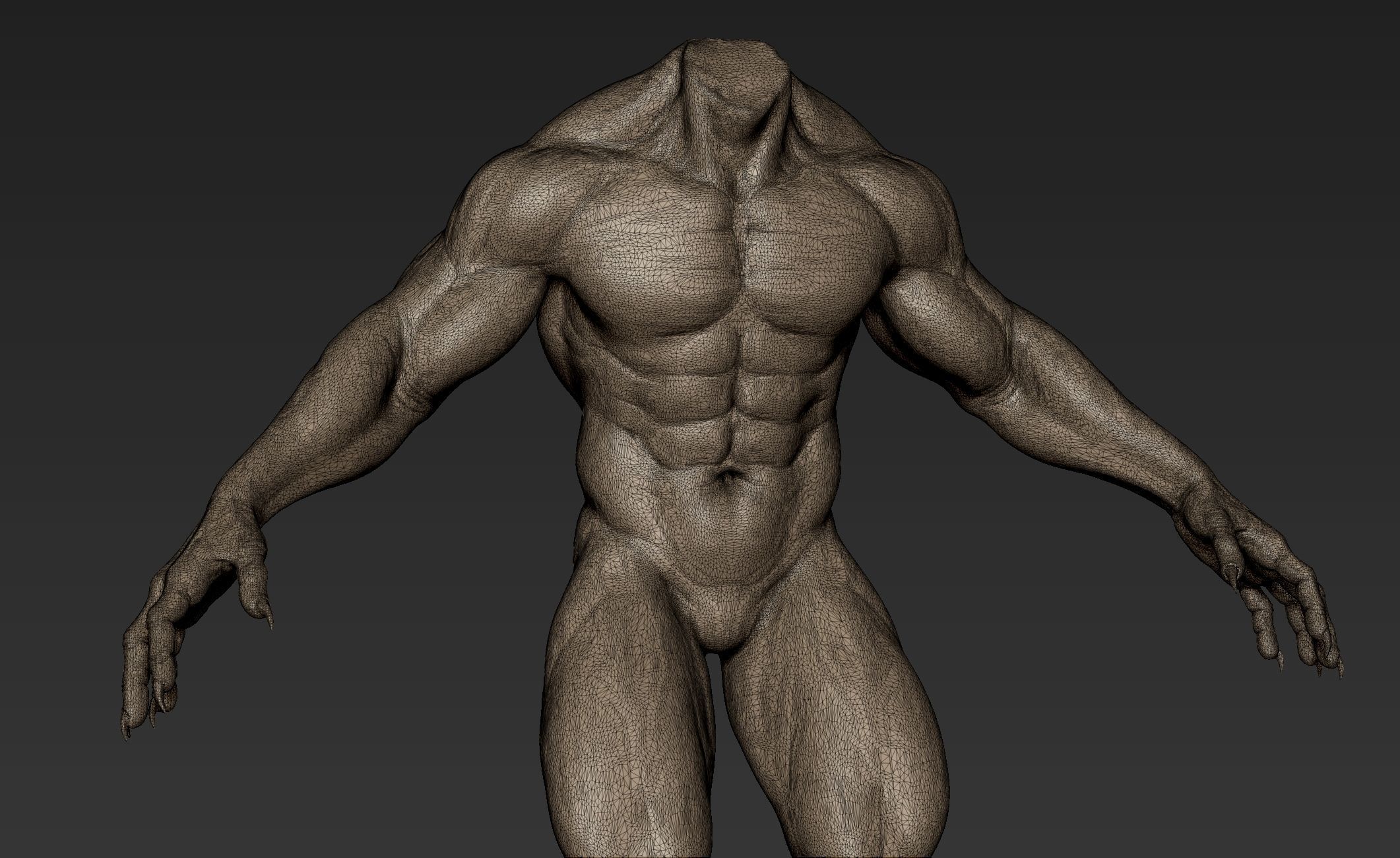 Creature Body Sculpt 7 3D model_9