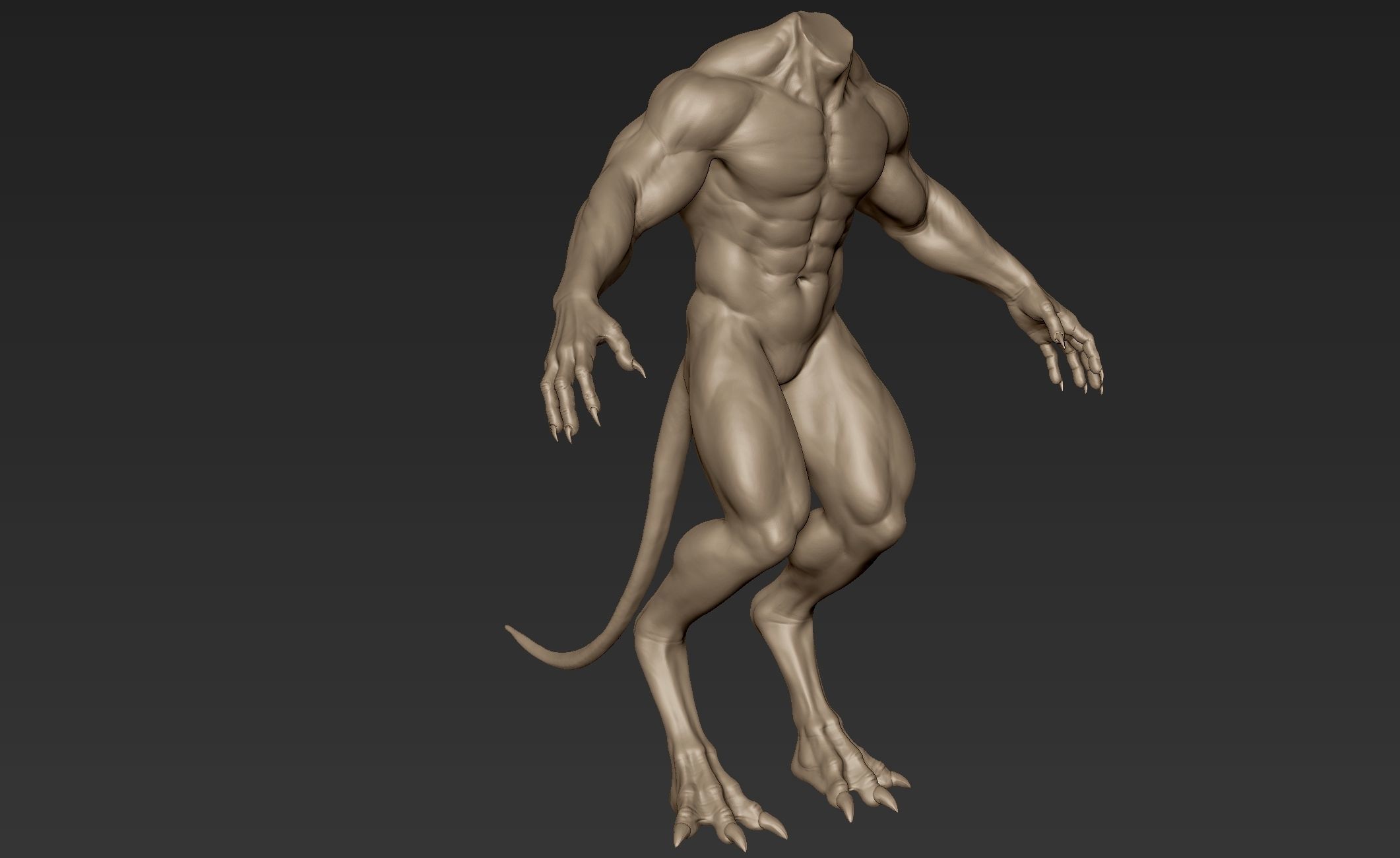 Creature Body Sculpt 7 3D model_7