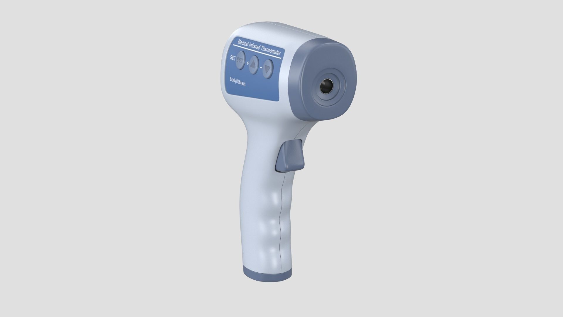 Non Contact  Medical infrared thermometer 3D model_7