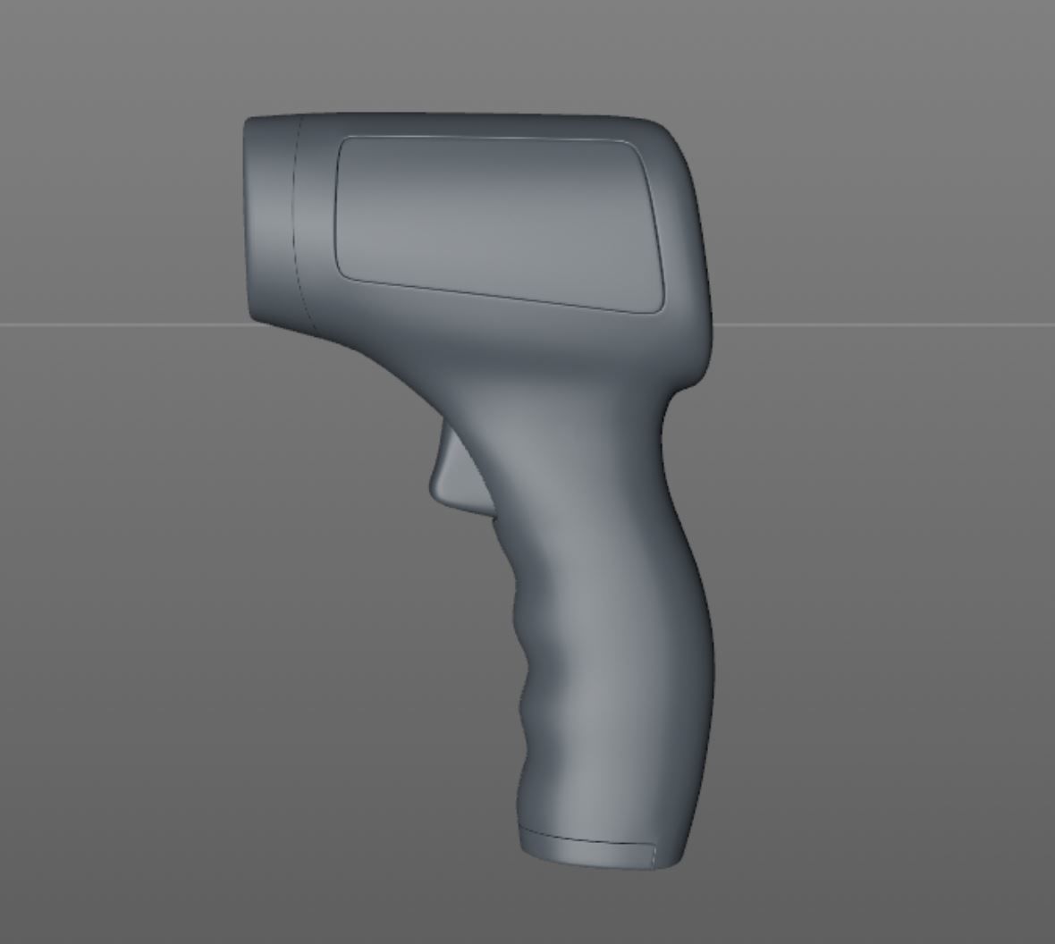 Non Contact  Medical infrared thermometer 3D model_13