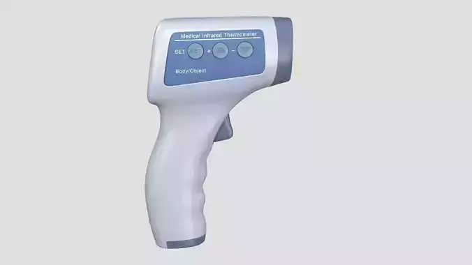 Non Contact  Medical infrared thermometer 3D model