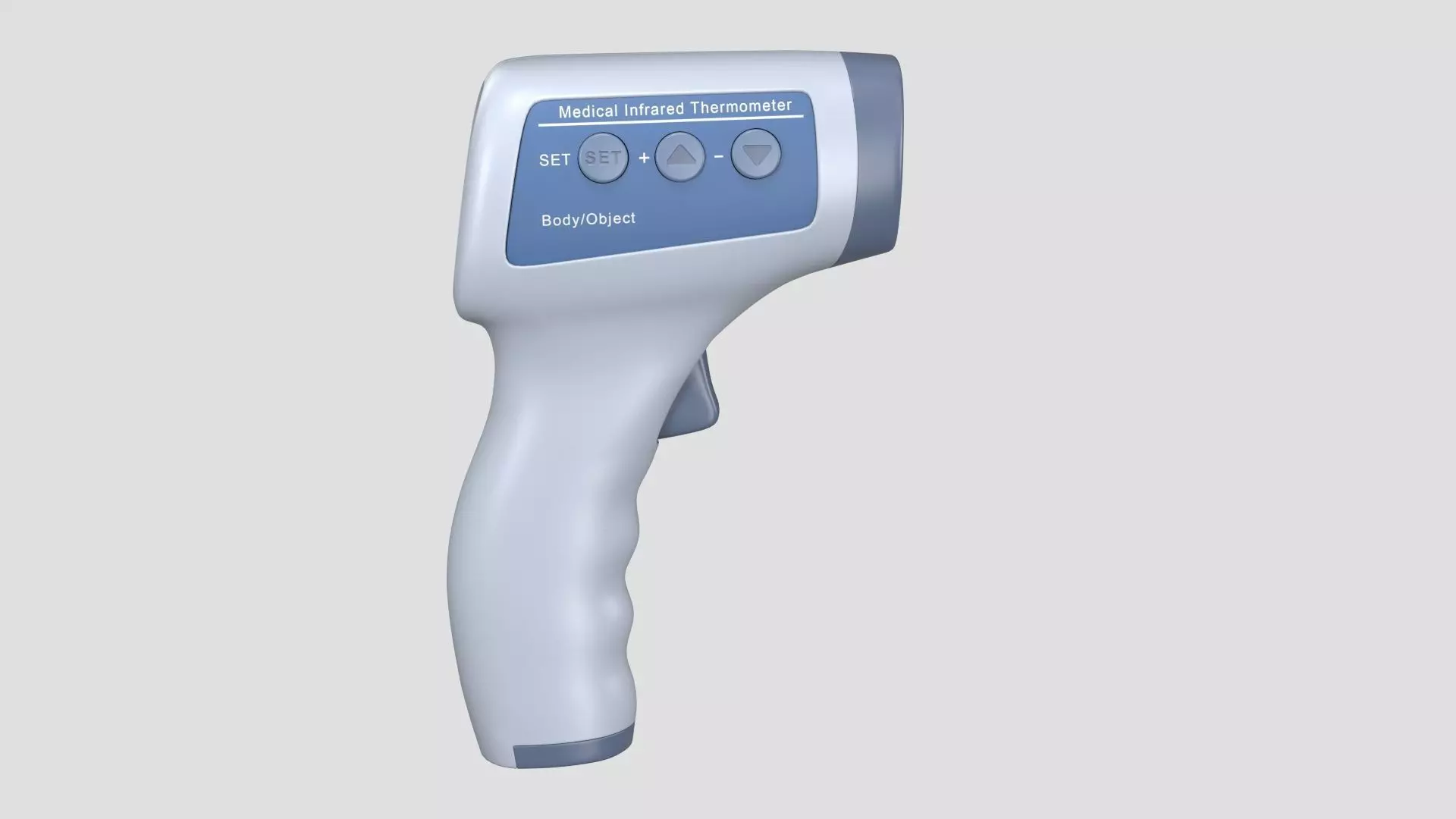 Non Contact  Medical infrared thermometer 3D model_0