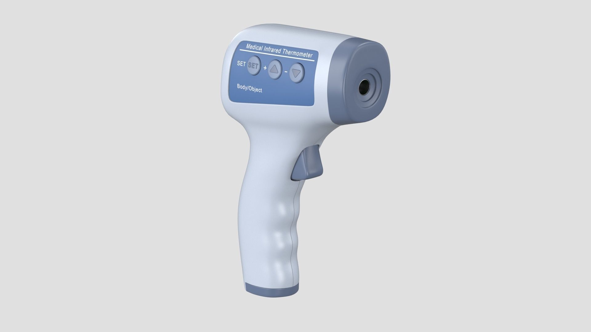 Non Contact  Medical infrared thermometer 3D model_8
