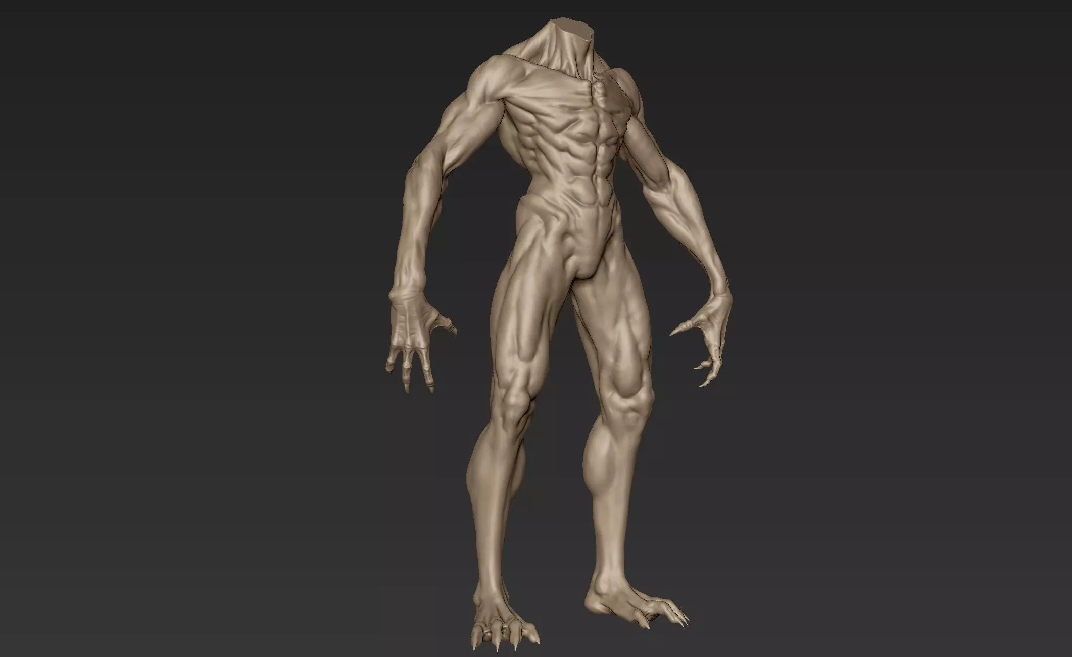Creature Body Sculpt 9 3D model_0
