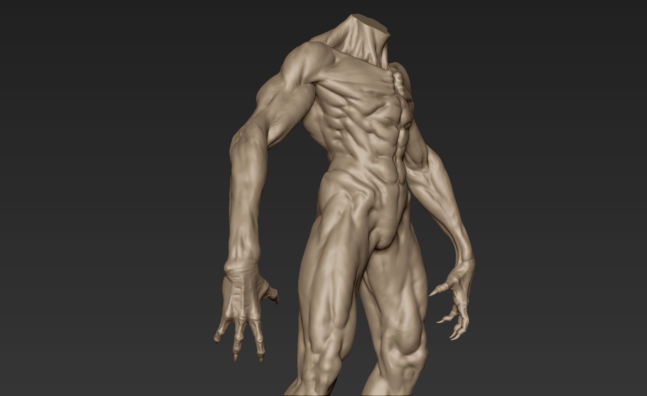 Creature Body Sculpt 9 3D model_9