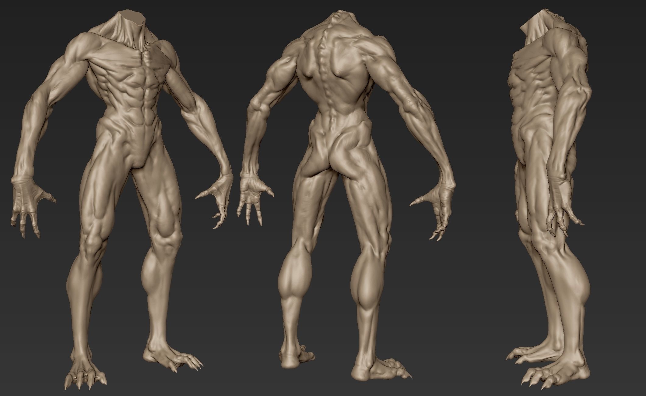 Creature Body Sculpt 9 3D model_1