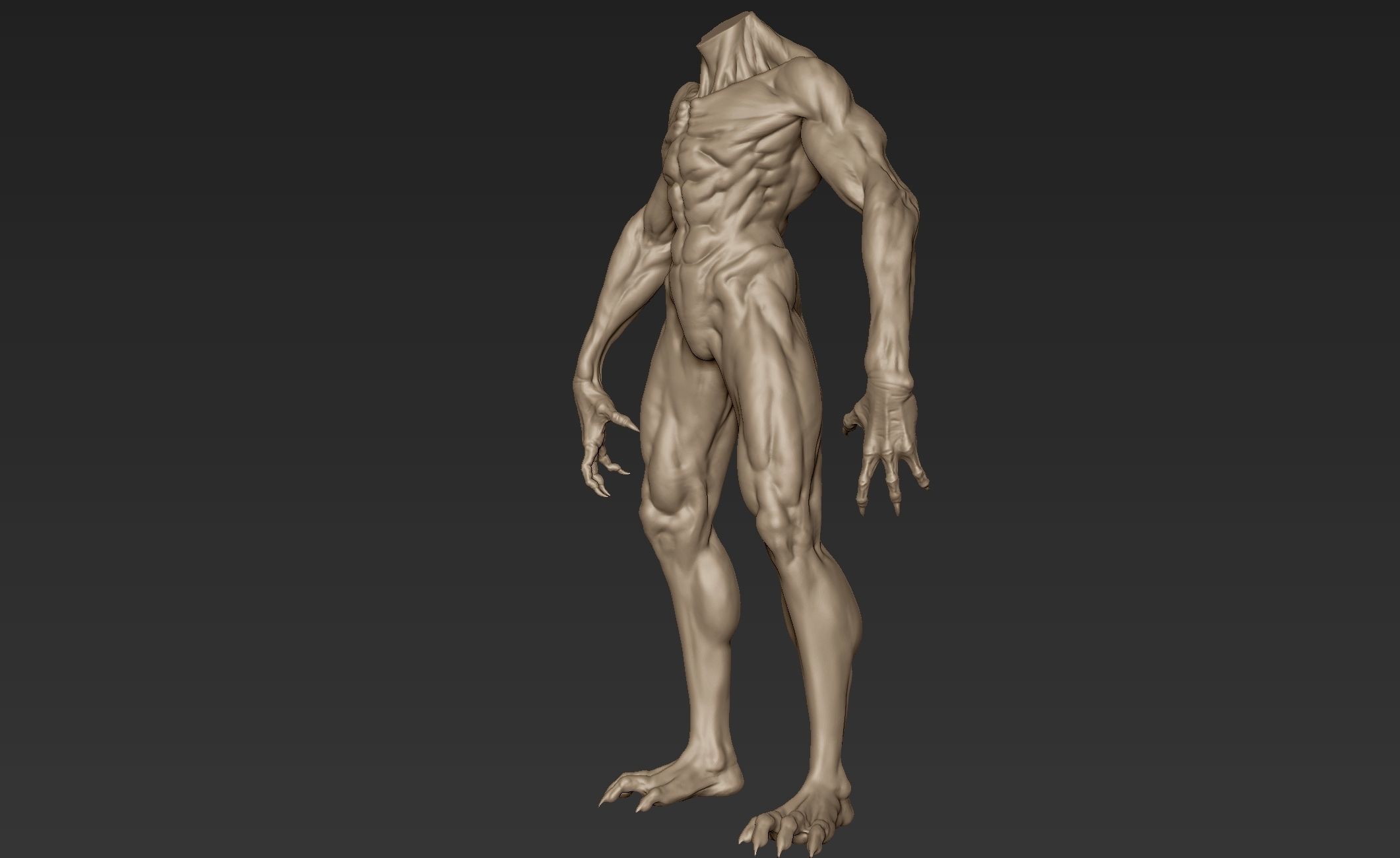 Creature Body Sculpt 9 3D model_4