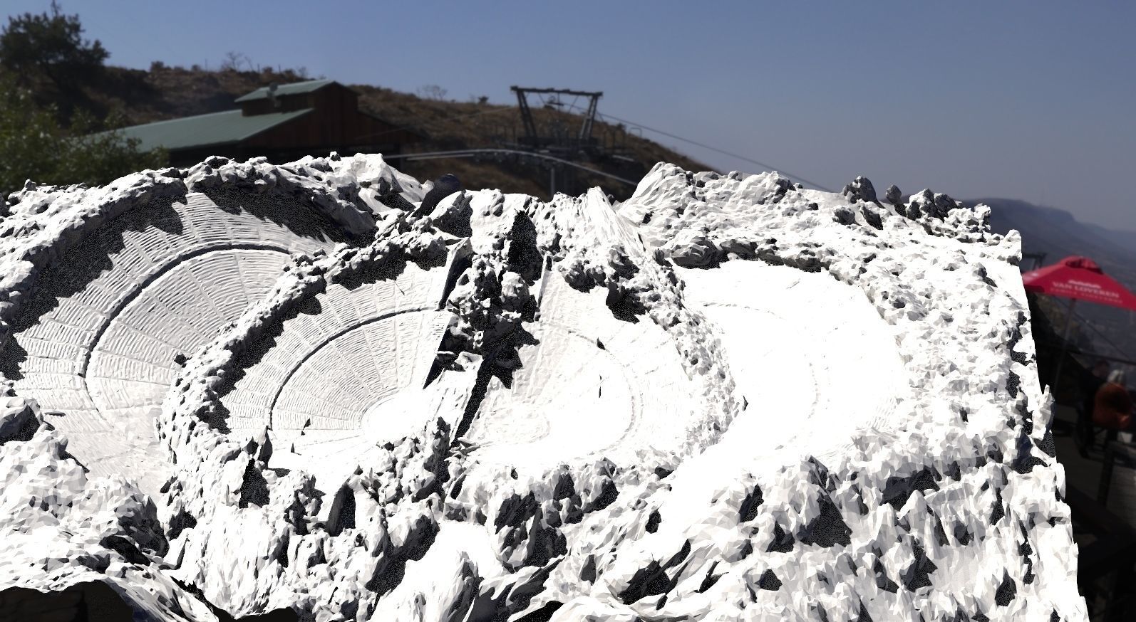 Arena Rough ruin 3D model_1