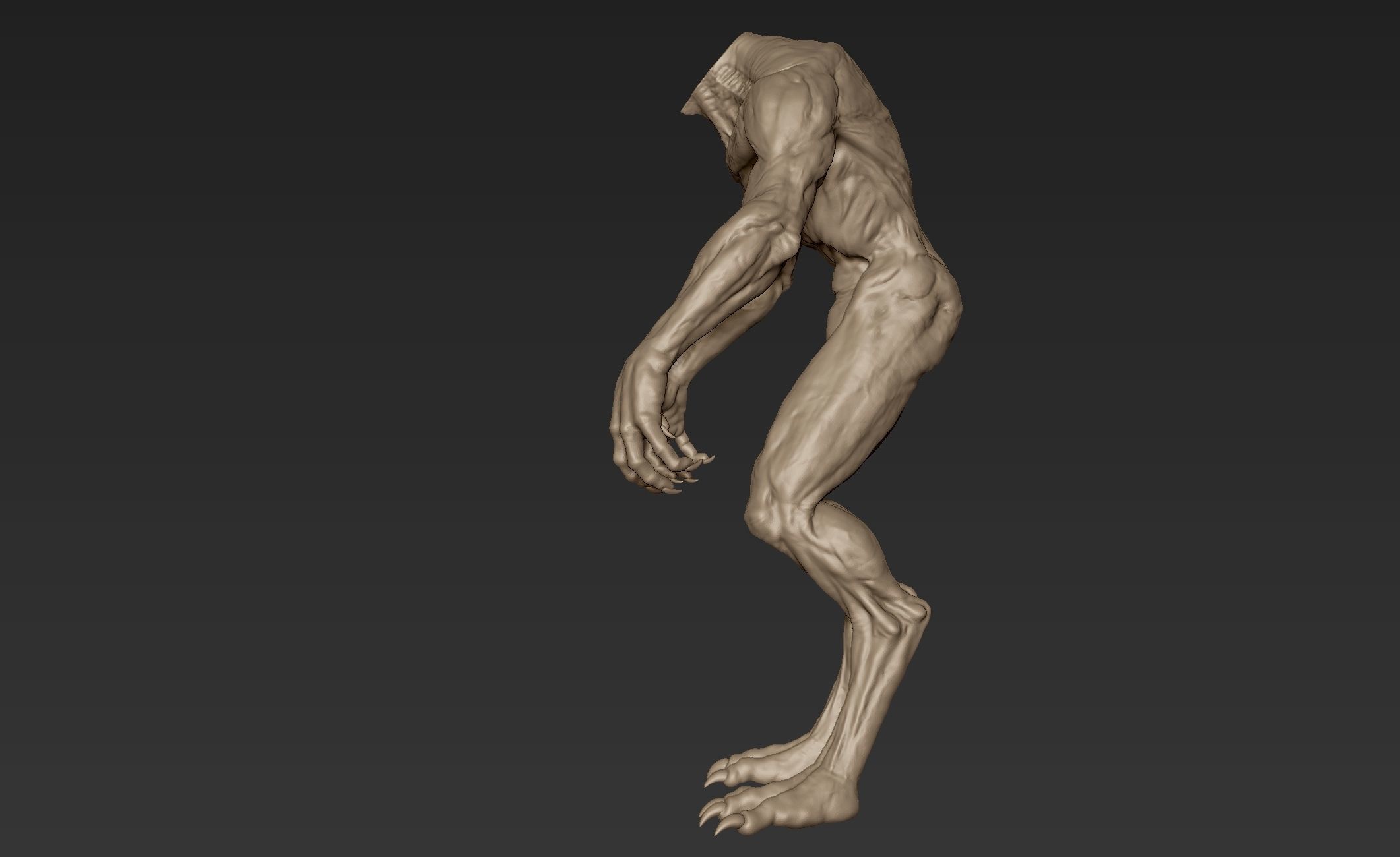 Creature Body Sculpt 10 3D model_5