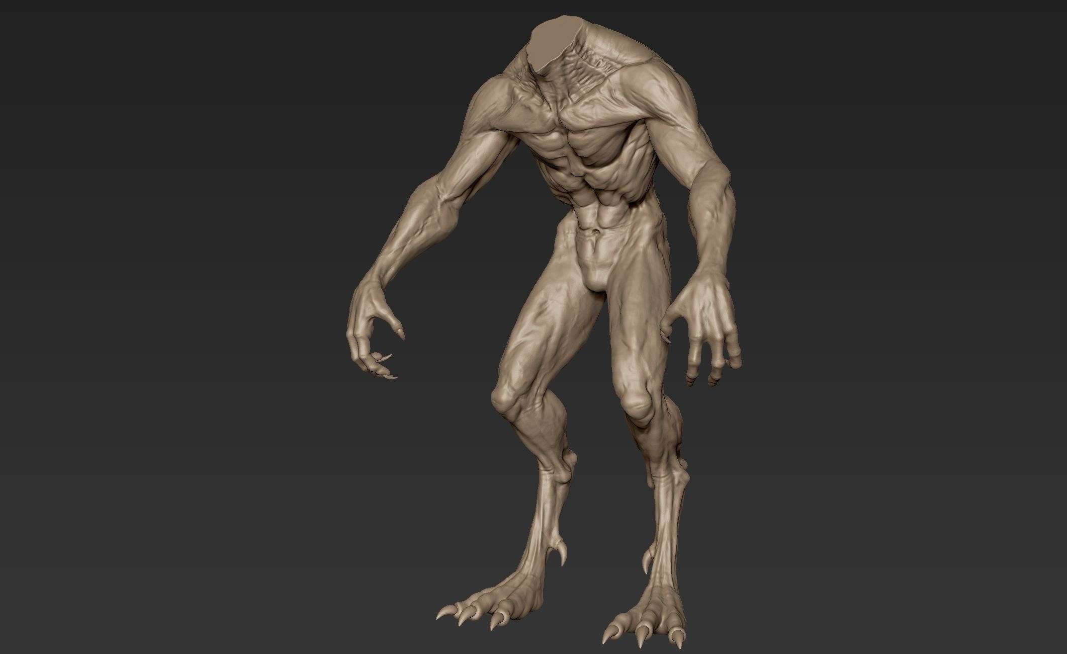 Creature Body Sculpt 10 3D model_3