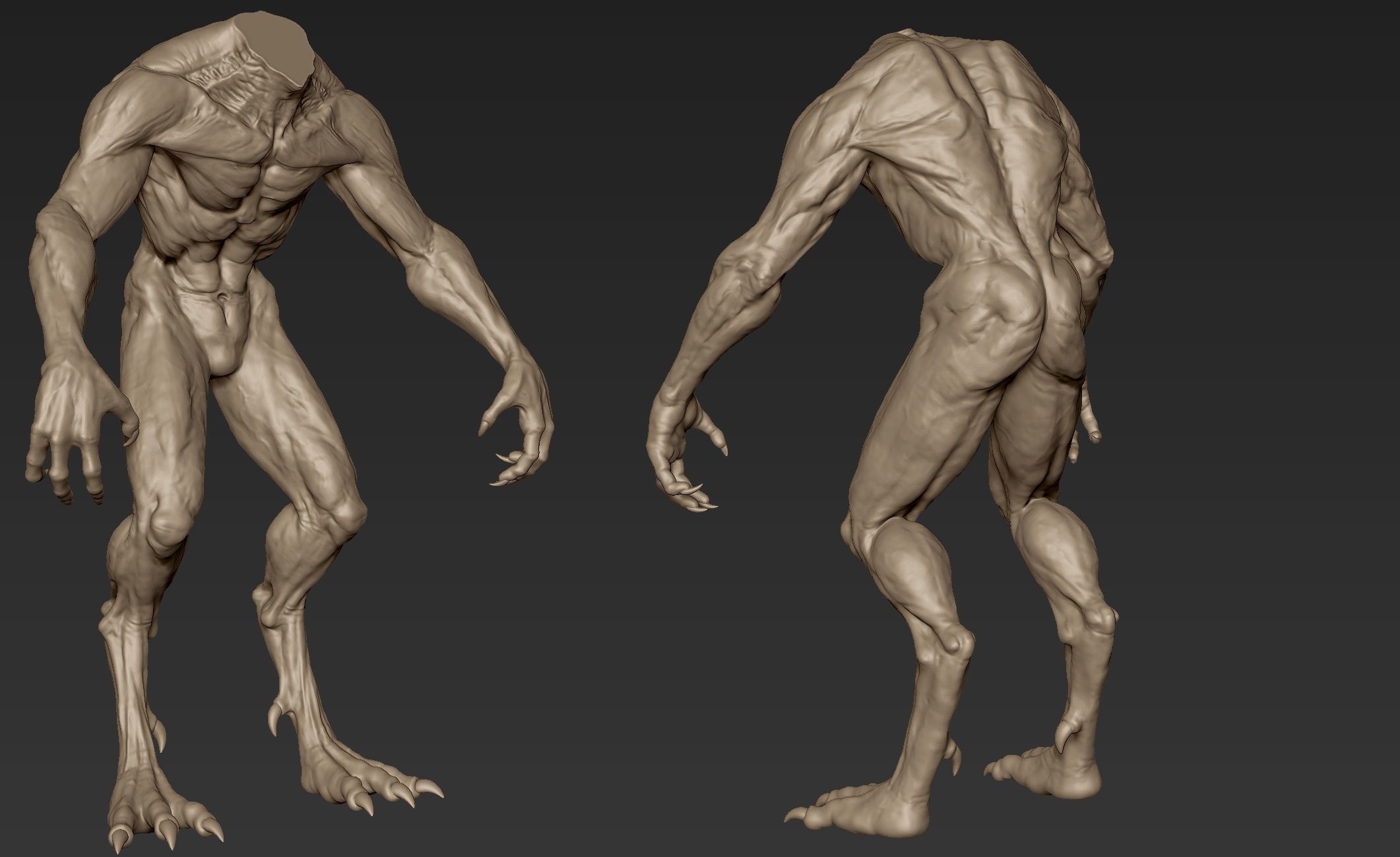 Creature Body Sculpt 10 3D model_1