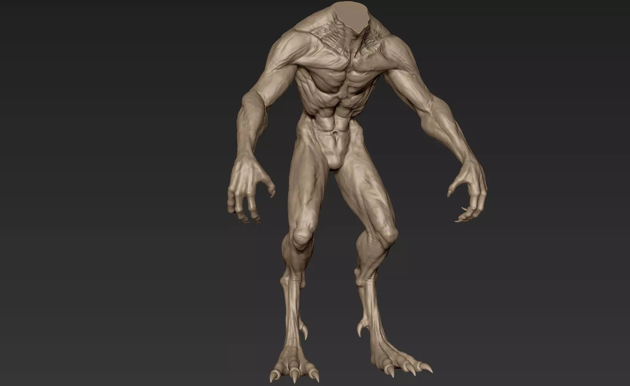 Creature Body Sculpt 10 3D model_0