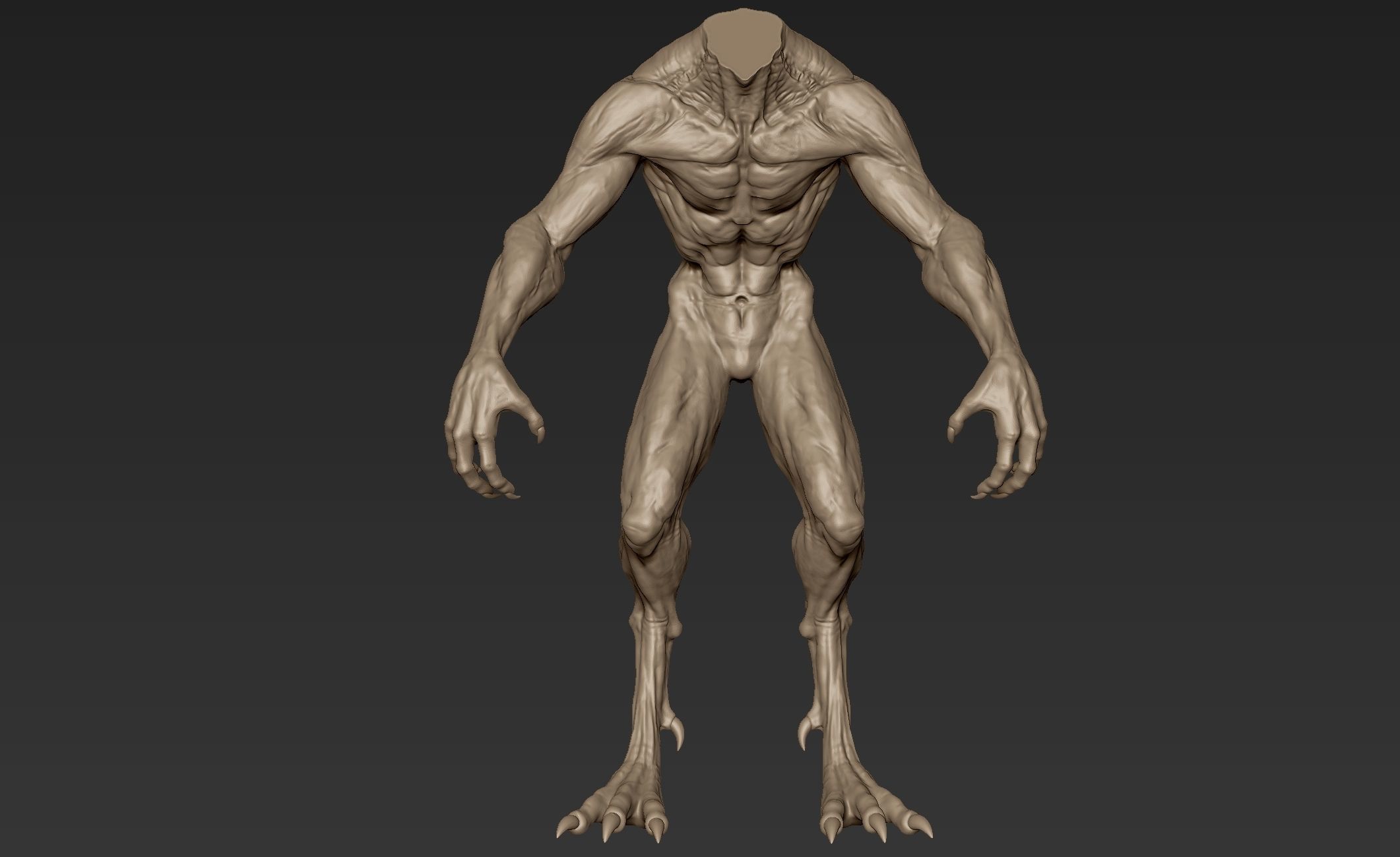Creature Body Sculpt 10 3D model_2