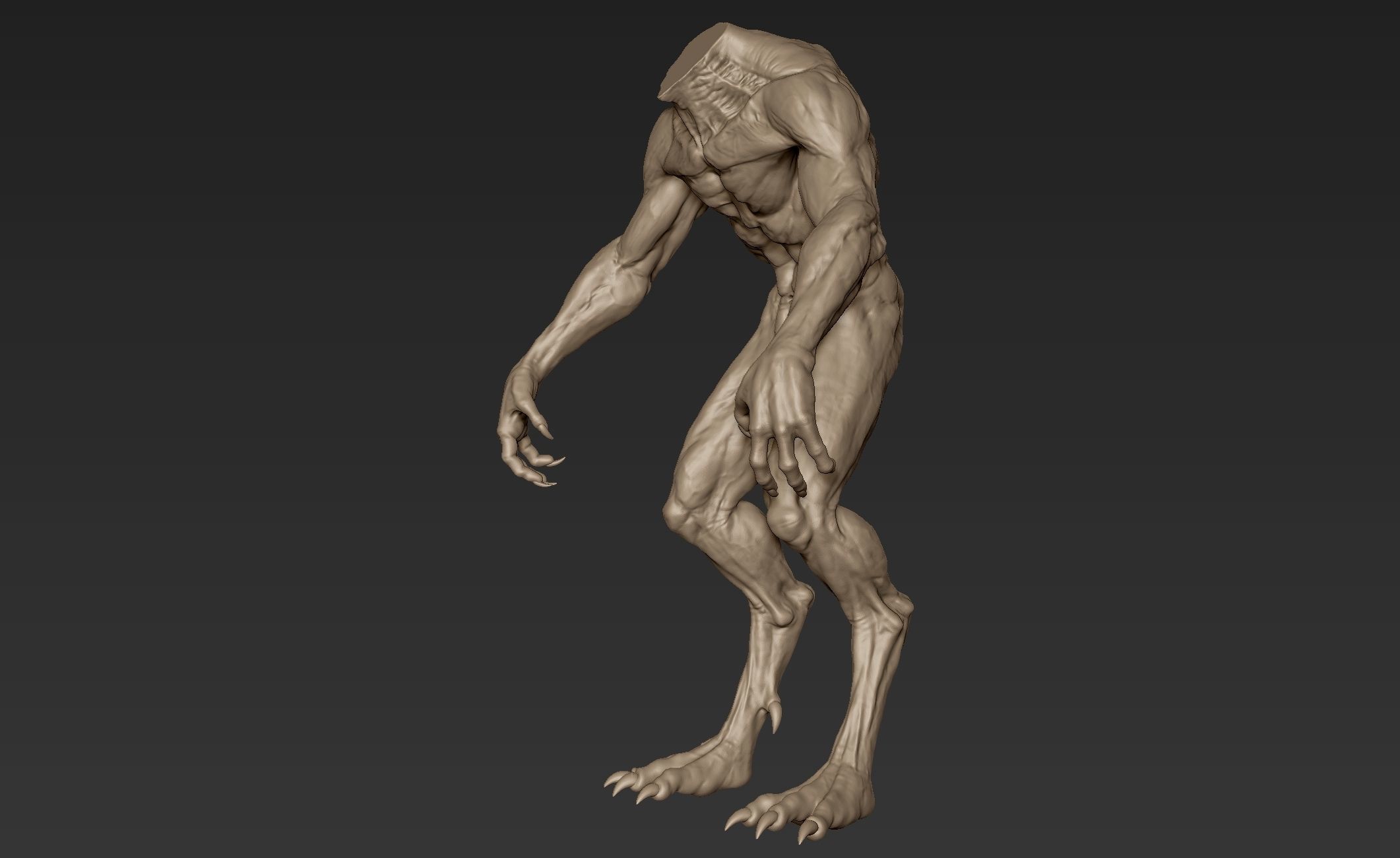 Creature Body Sculpt 10 3D model_4