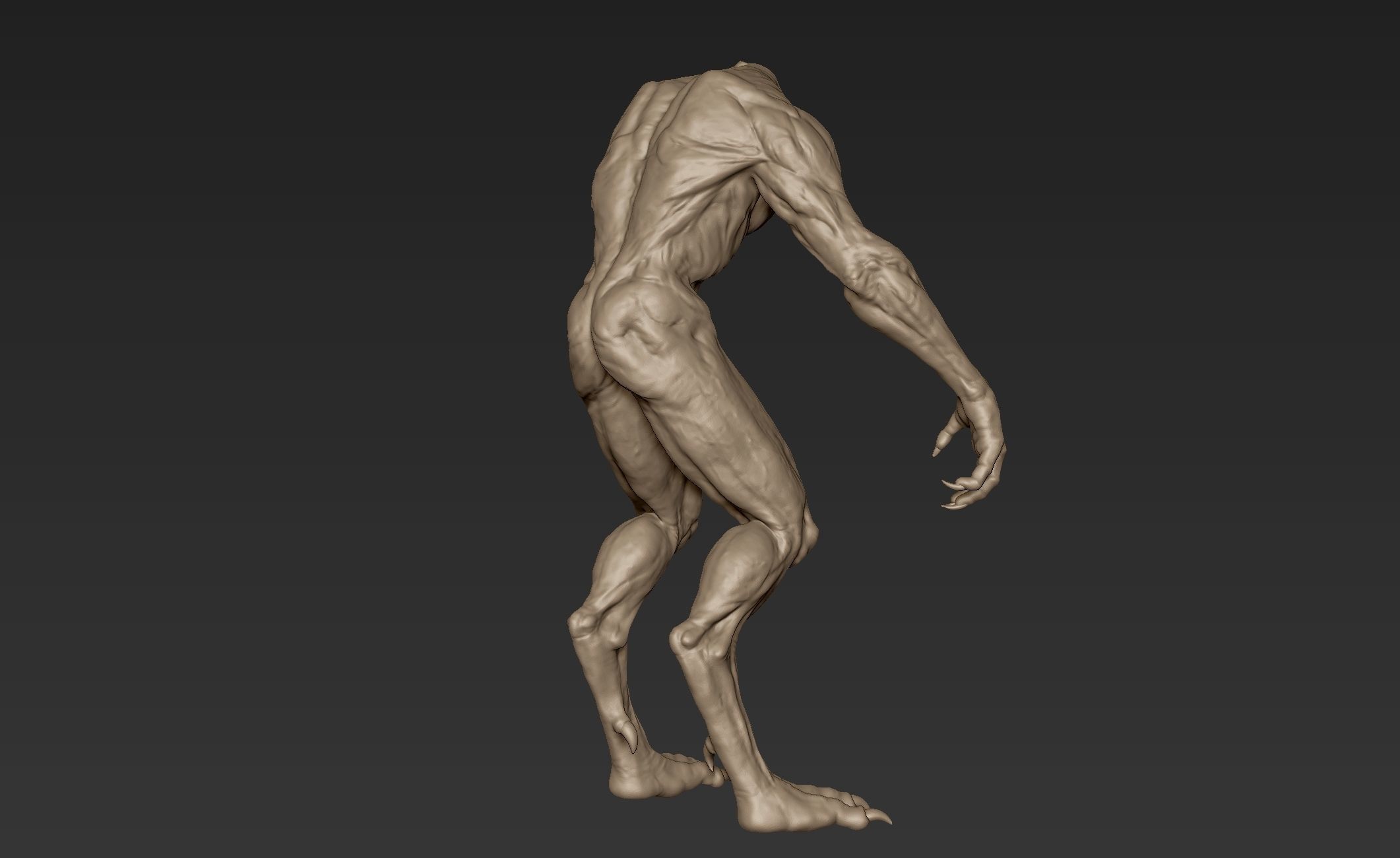 Creature Body Sculpt 10 3D model_8