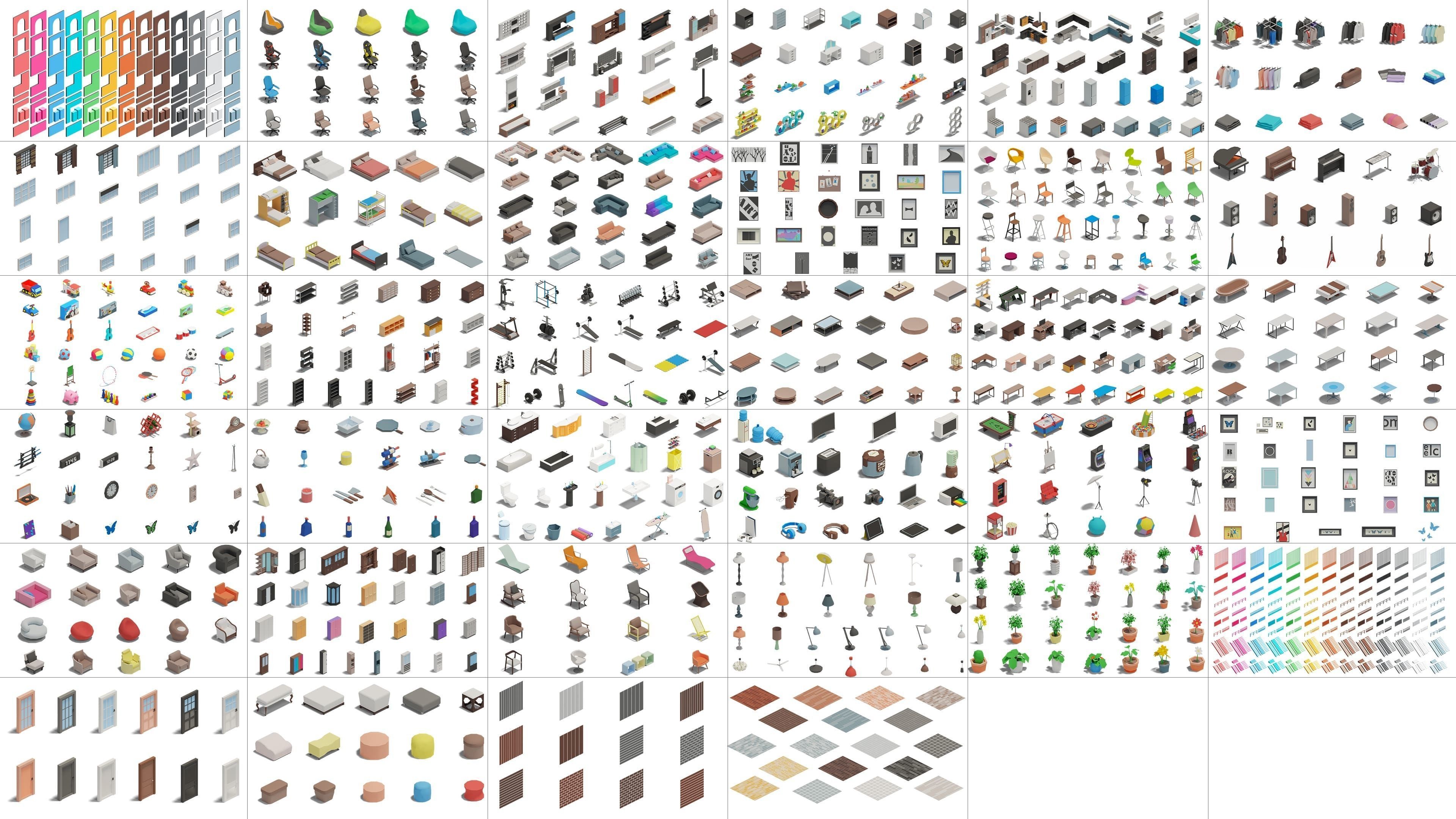 Interior Pack  3D Model Collection_5