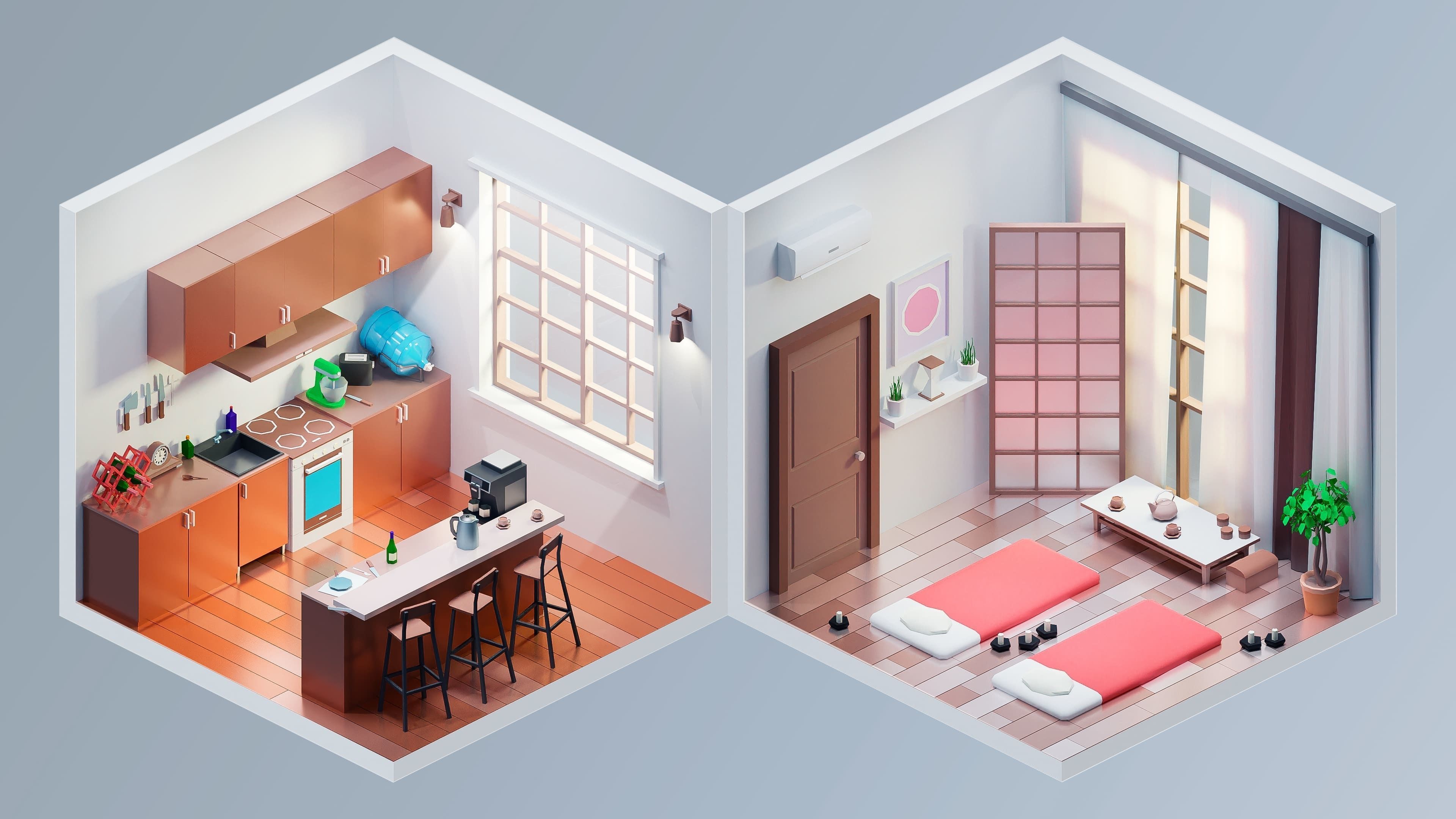 Interior Pack  3D Model Collection_11