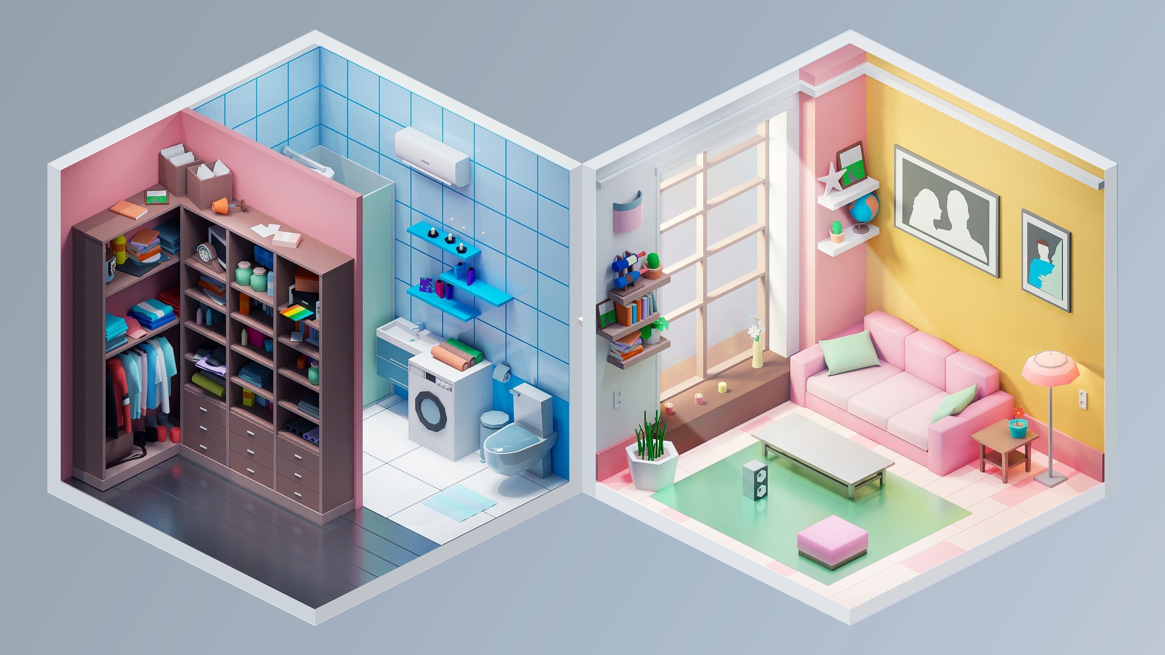 Interior Pack  3D Model Collection_12