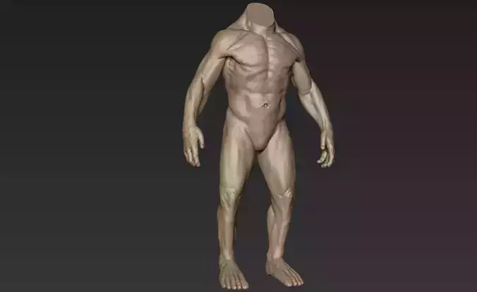 Creature Body Sculpt 12 3D model