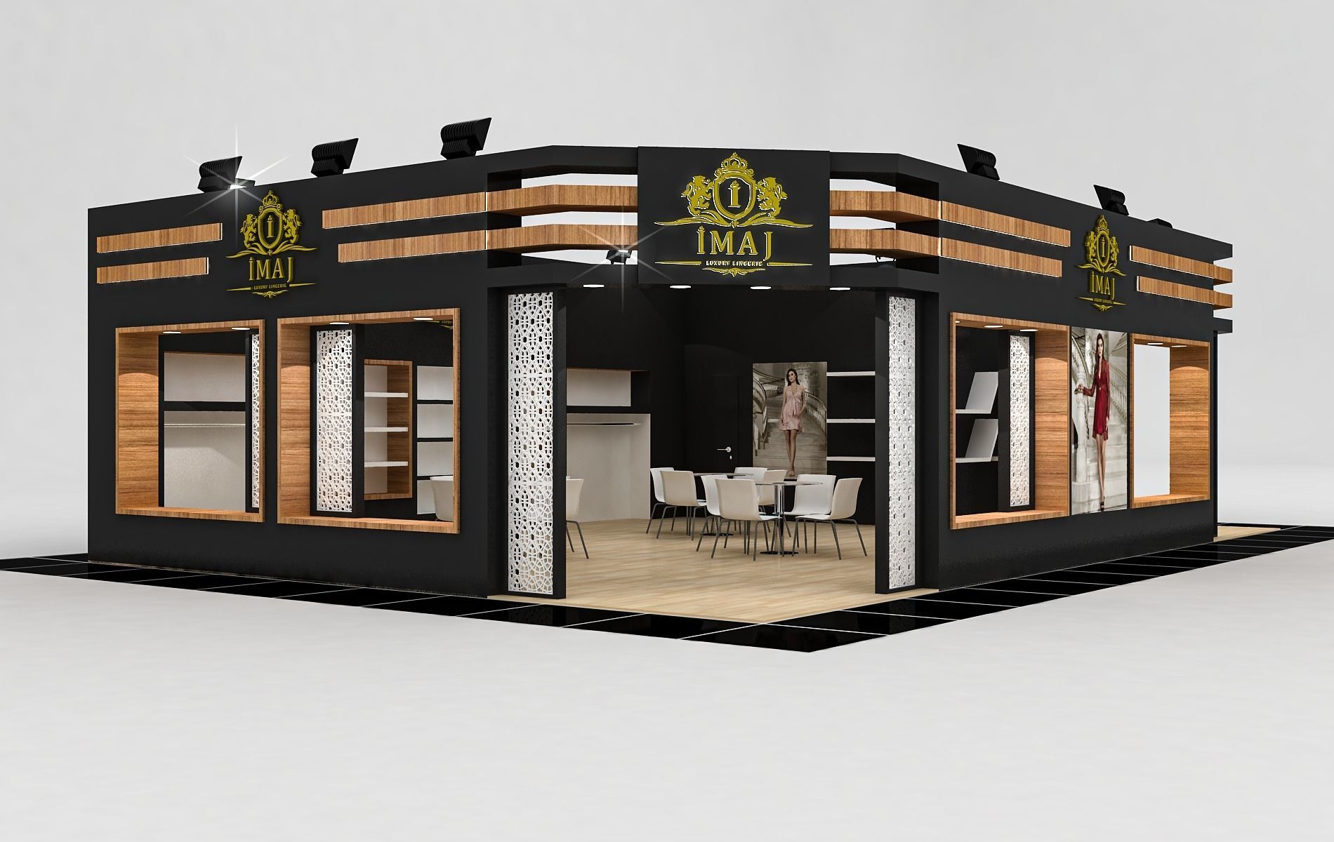 Imaj Size 12 m x 8 m  Height 350 cm 3D model_1