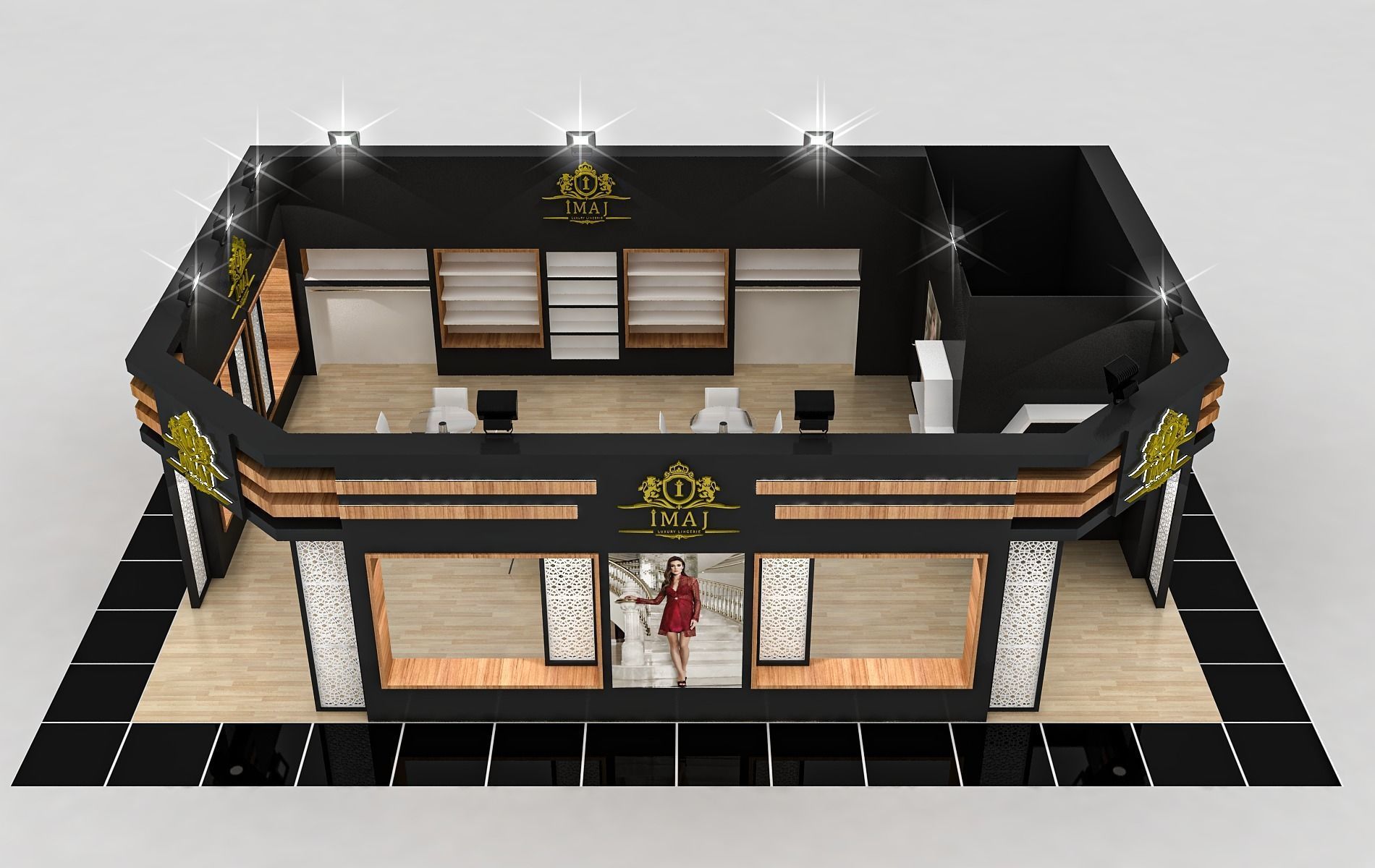 Imaj Size 12 m x 8 m  Height 350 cm 3D model_5