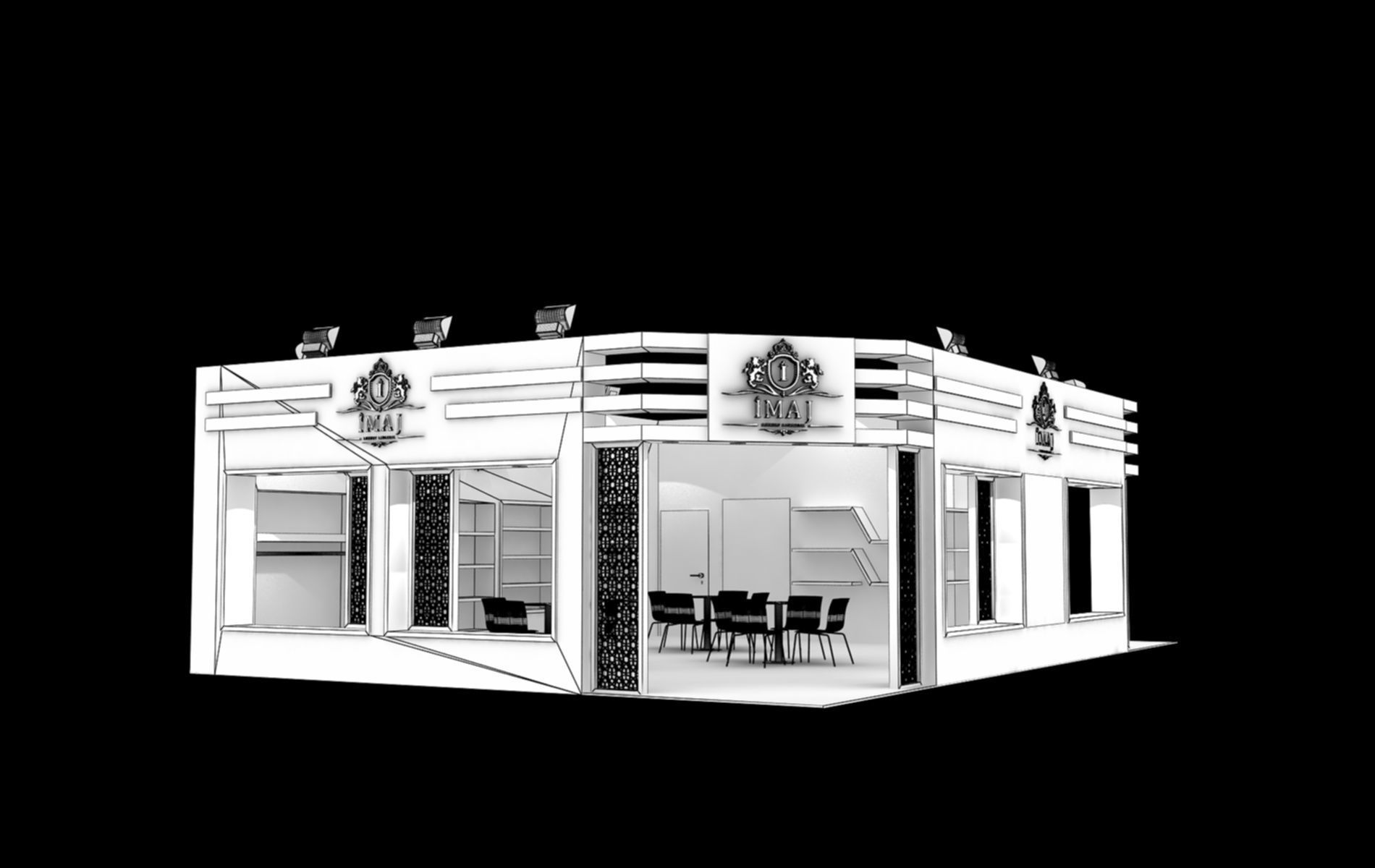 Imaj Size 12 m x 8 m  Height 350 cm 3D model_8