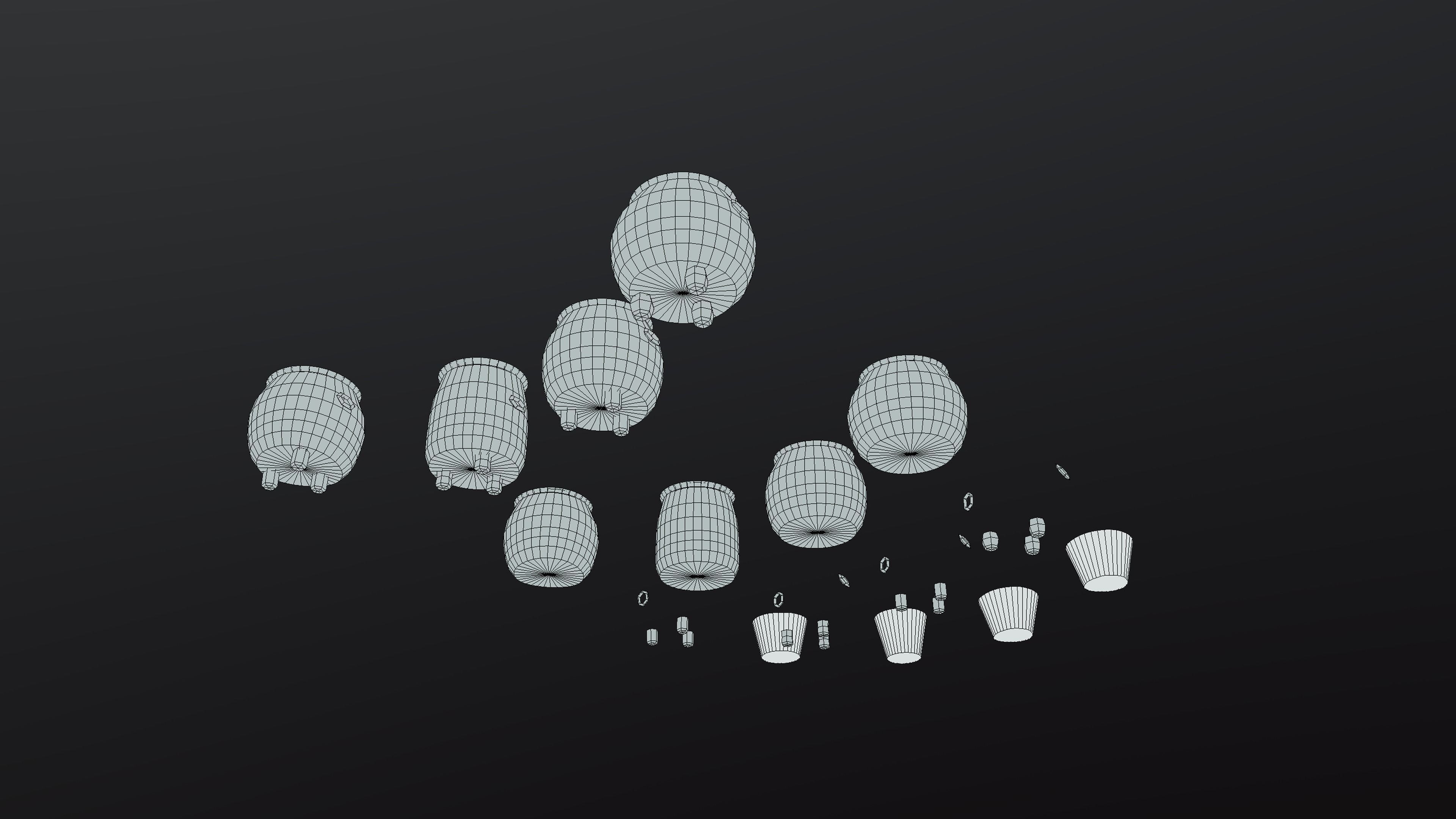Stylized PBR Cauldron Low-poly 3D model_2
