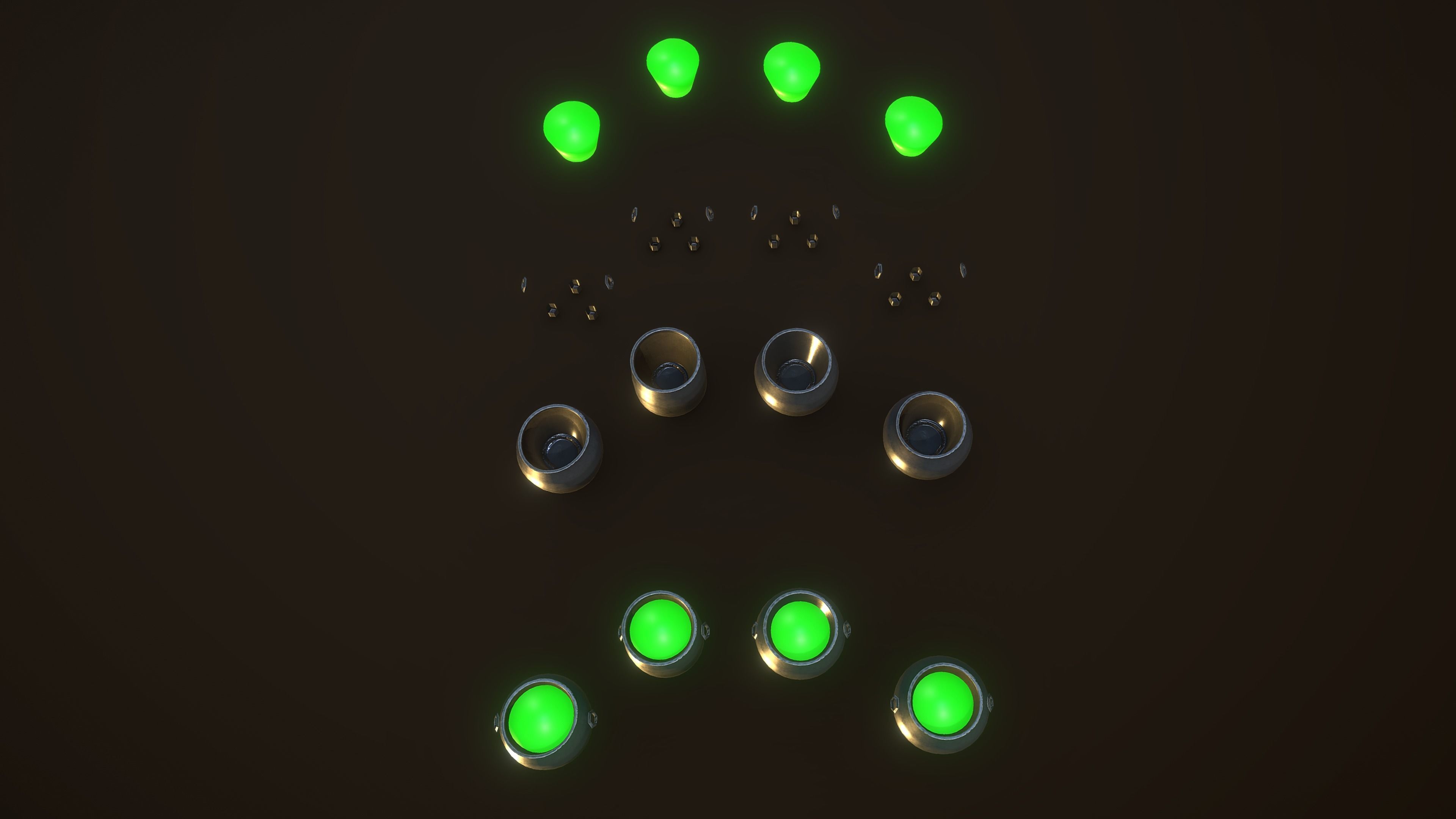 Stylized PBR Cauldron Low-poly 3D model_12