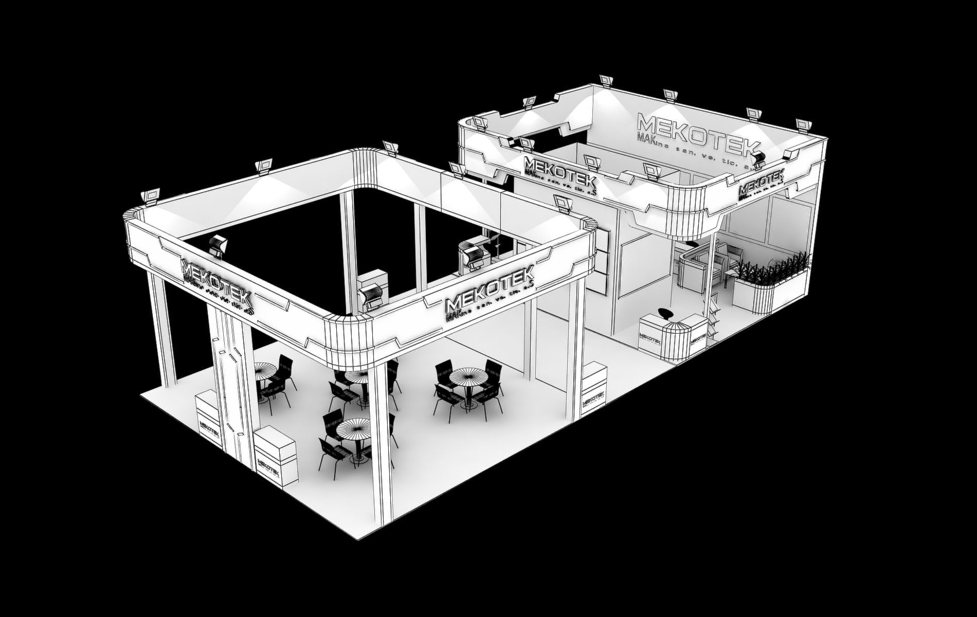 Mekotek-01 Size 16 m x 8 m Height 450 cm 3D model_8