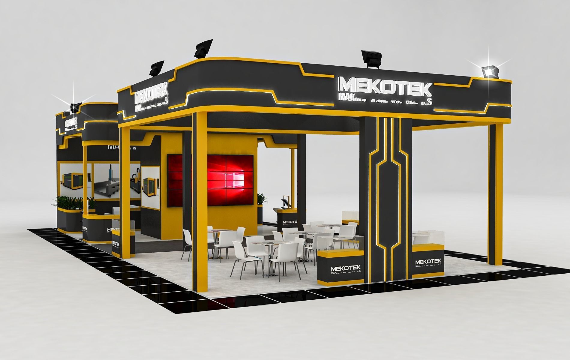 Mekotek-01 Size 16 m x 8 m Height 450 cm 3D model_5