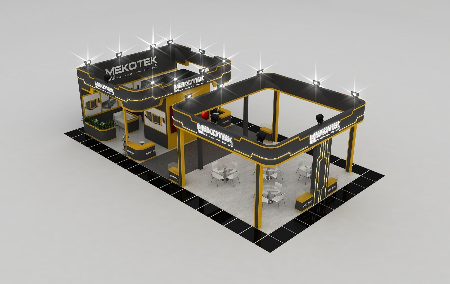 Mekotek-01 Size 16 m x 8 m Height 450 cm 3D model_4