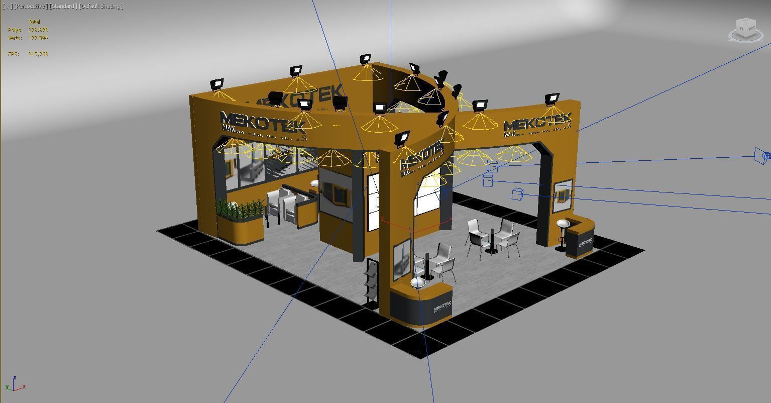 Mekotek -02 Size 10 m x 8 m Height 450 cm 3D model_8