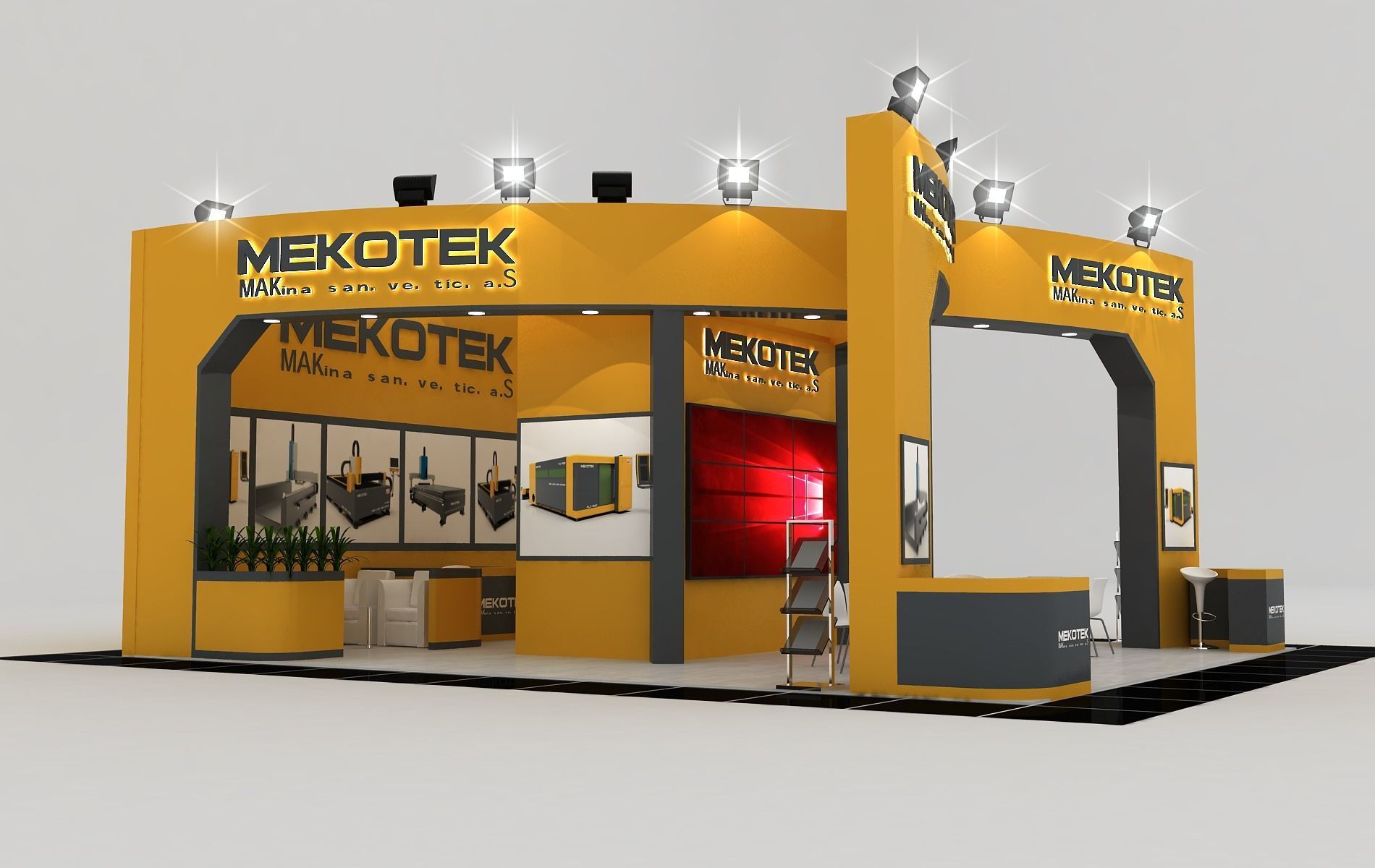 Mekotek -02 Size 10 m x 8 m Height 450 cm 3D model_1