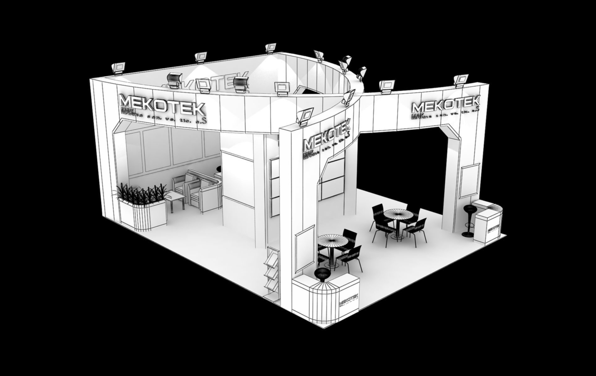 Mekotek -02 Size 10 m x 8 m Height 450 cm 3D model_9