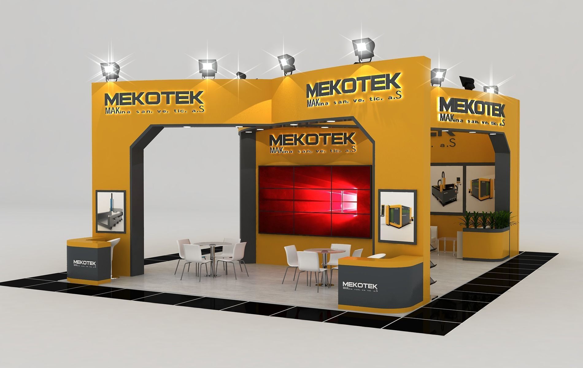 Mekotek -02 Size 10 m x 8 m Height 450 cm 3D model_4