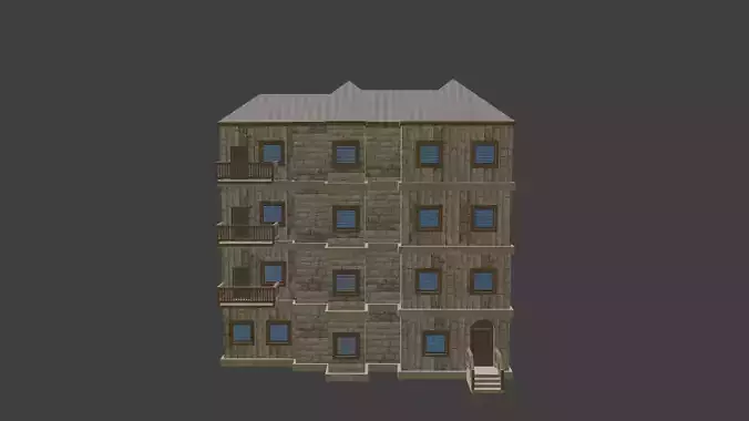 House Model 6 apartment building