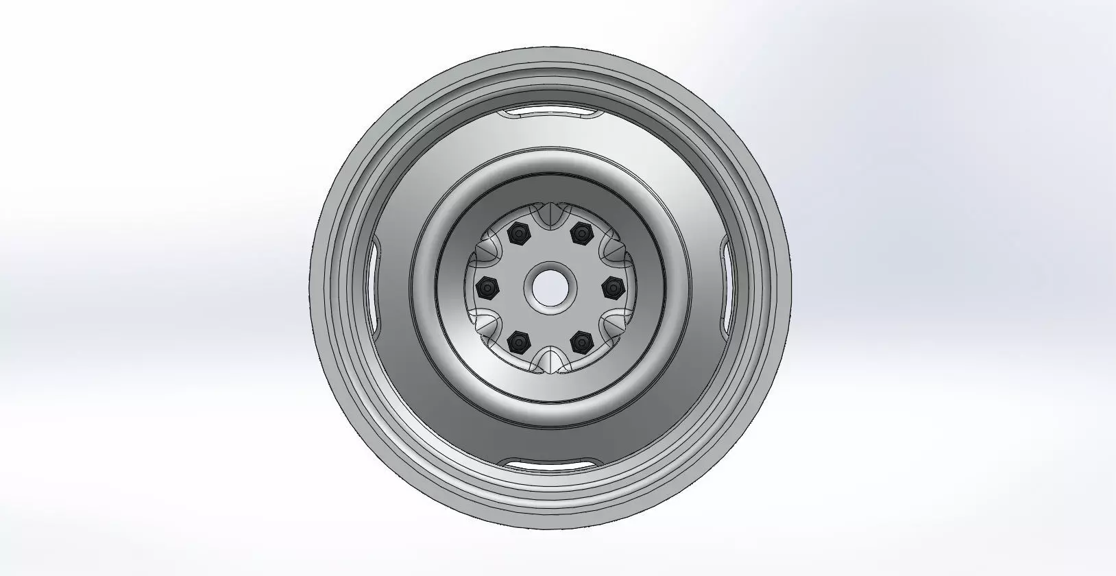 1 9 inch 1 10 toyota hilux wheel rims  with weight 3D print model_0