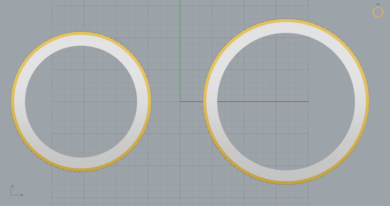 Wedding Bands 05 3D print model_9