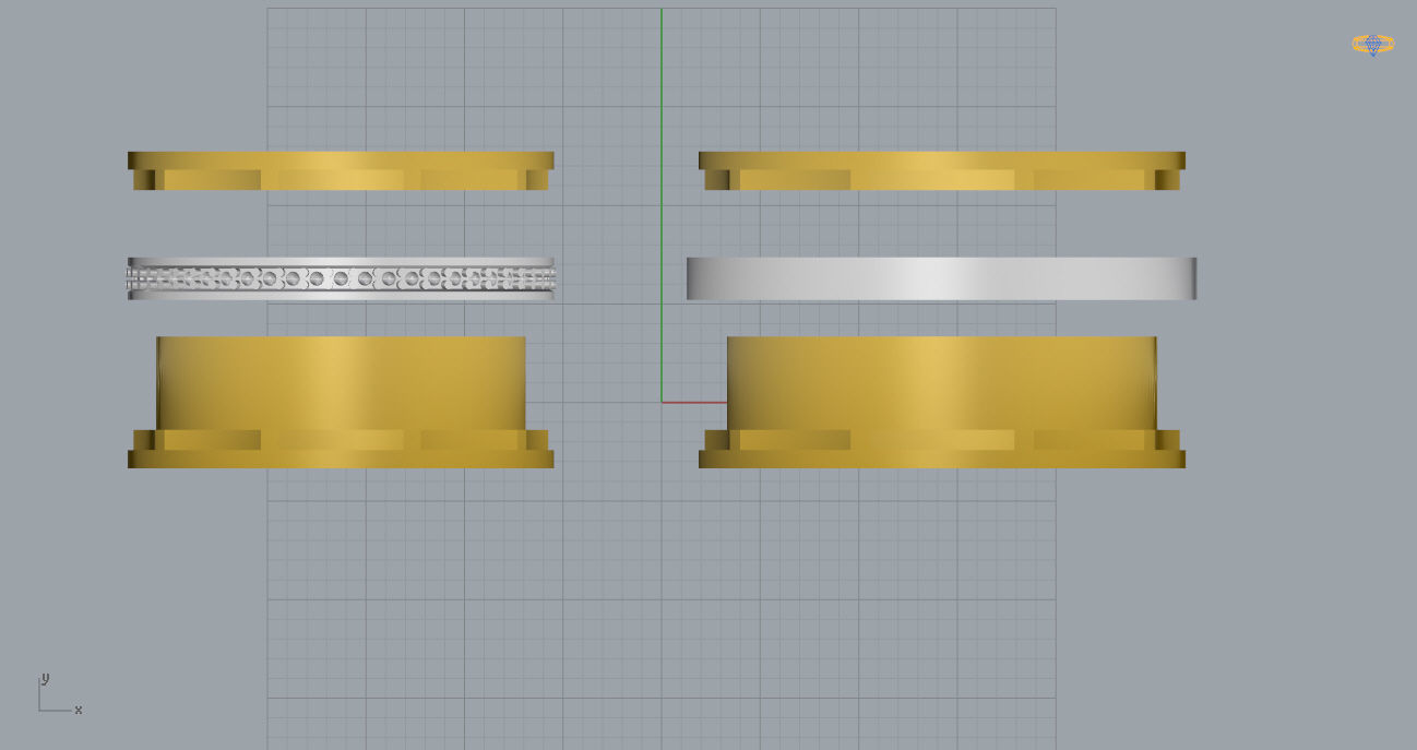 Wedding Bands 09 3D print model_13