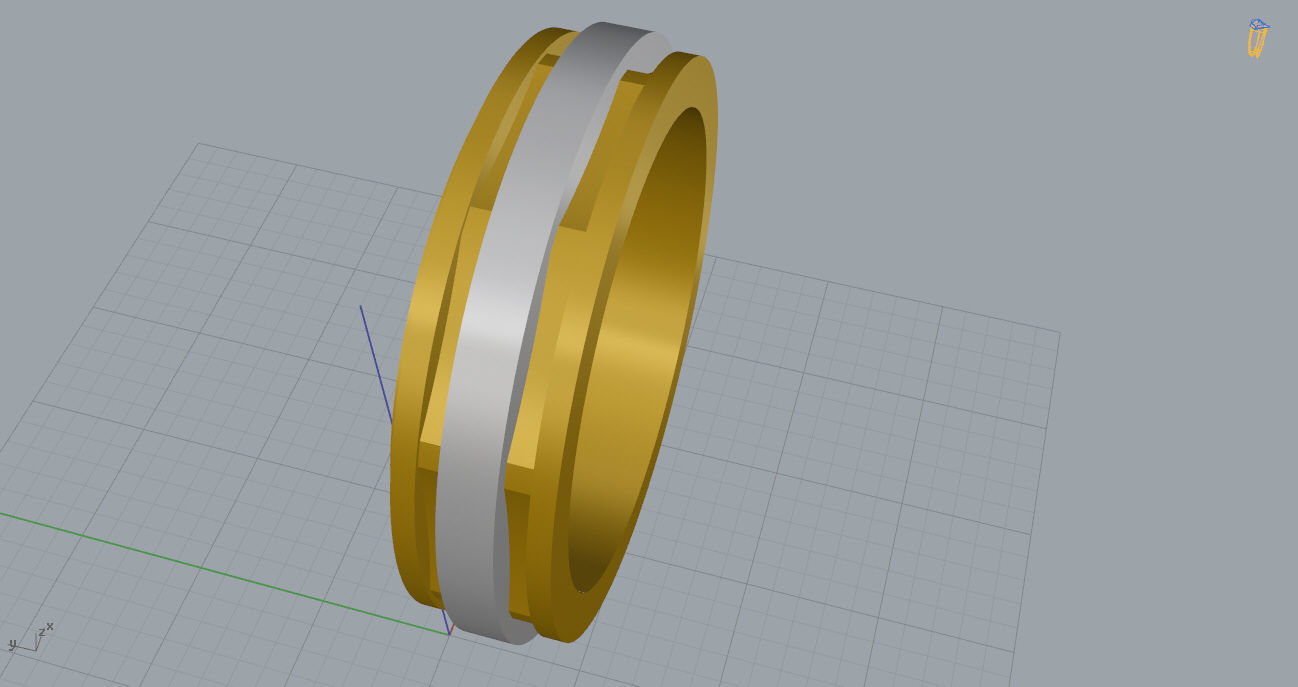 Wedding Bands 09 3D print model_10